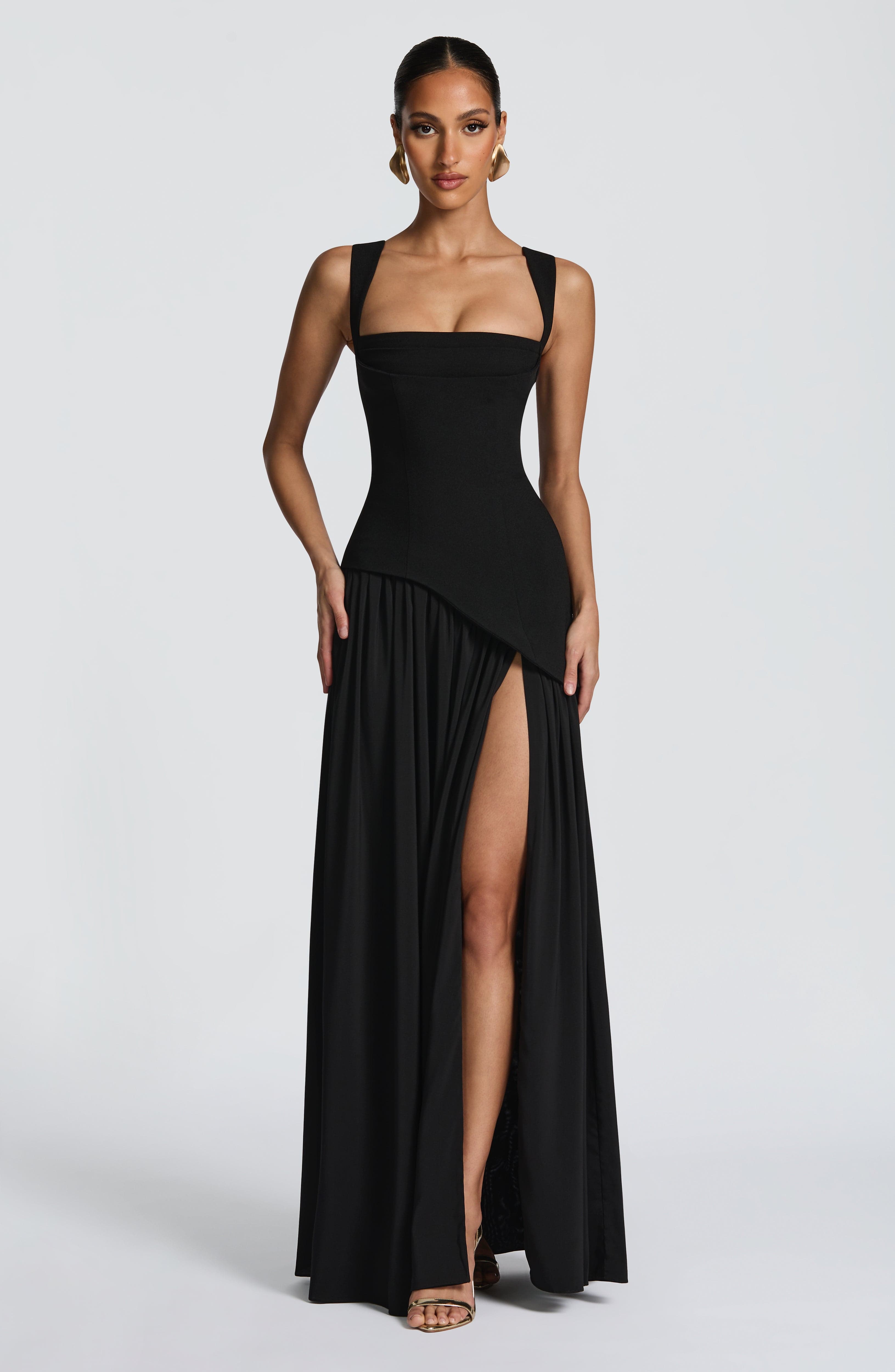 minilena Tullulah Maxi Dress Black