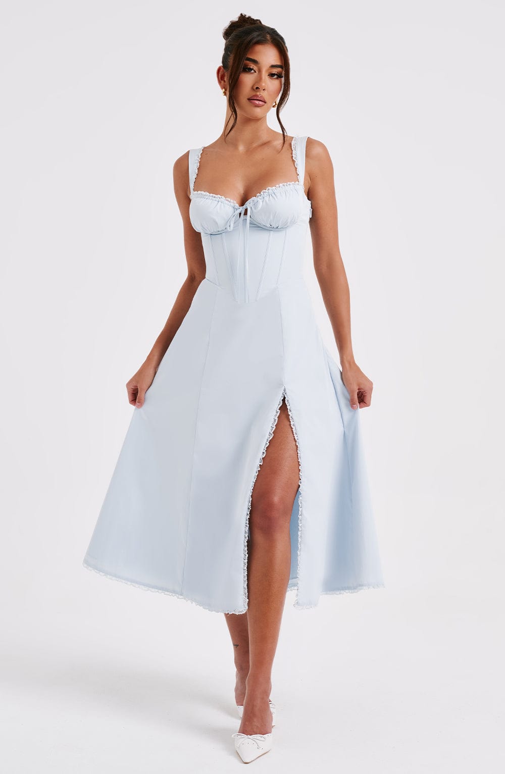 minilena Ulrika Midi Dress Blue