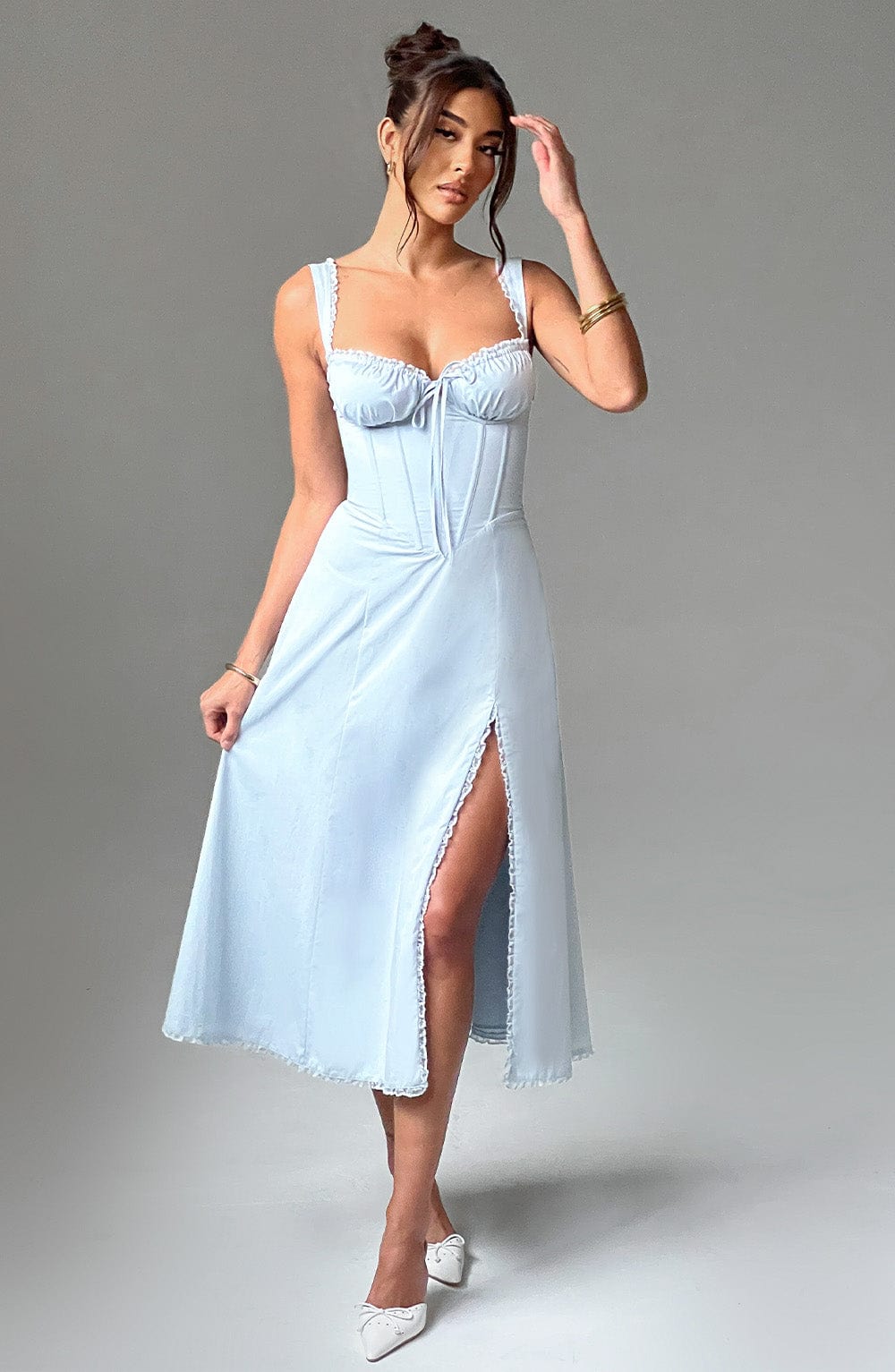 minilena Ulrika Midi Dress Blue