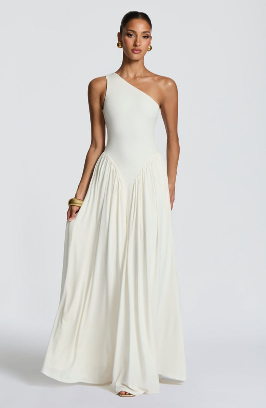 minilena Vespera Maxi Dress Ivory