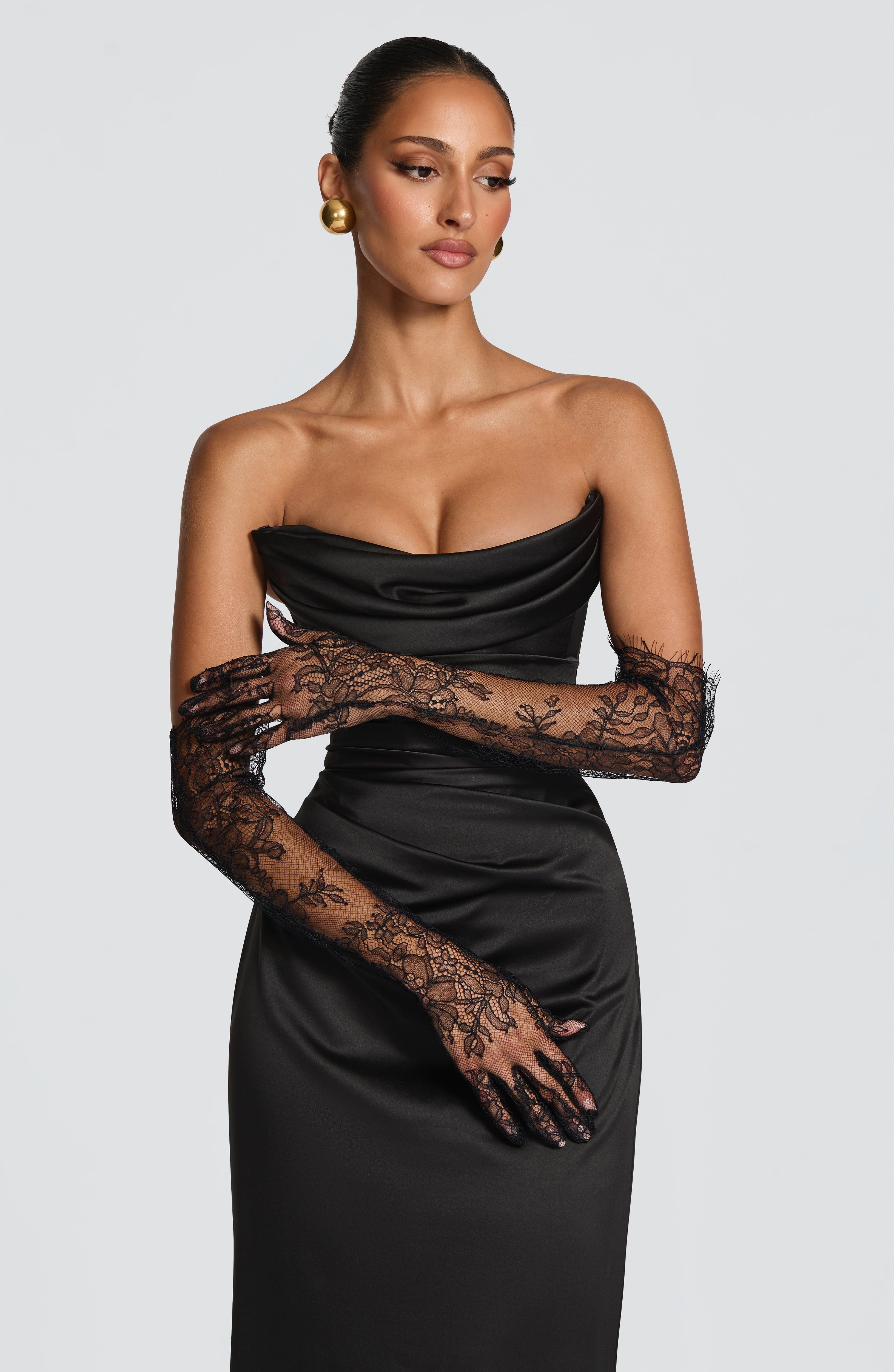 minilena Vessa Maxi Dress Black