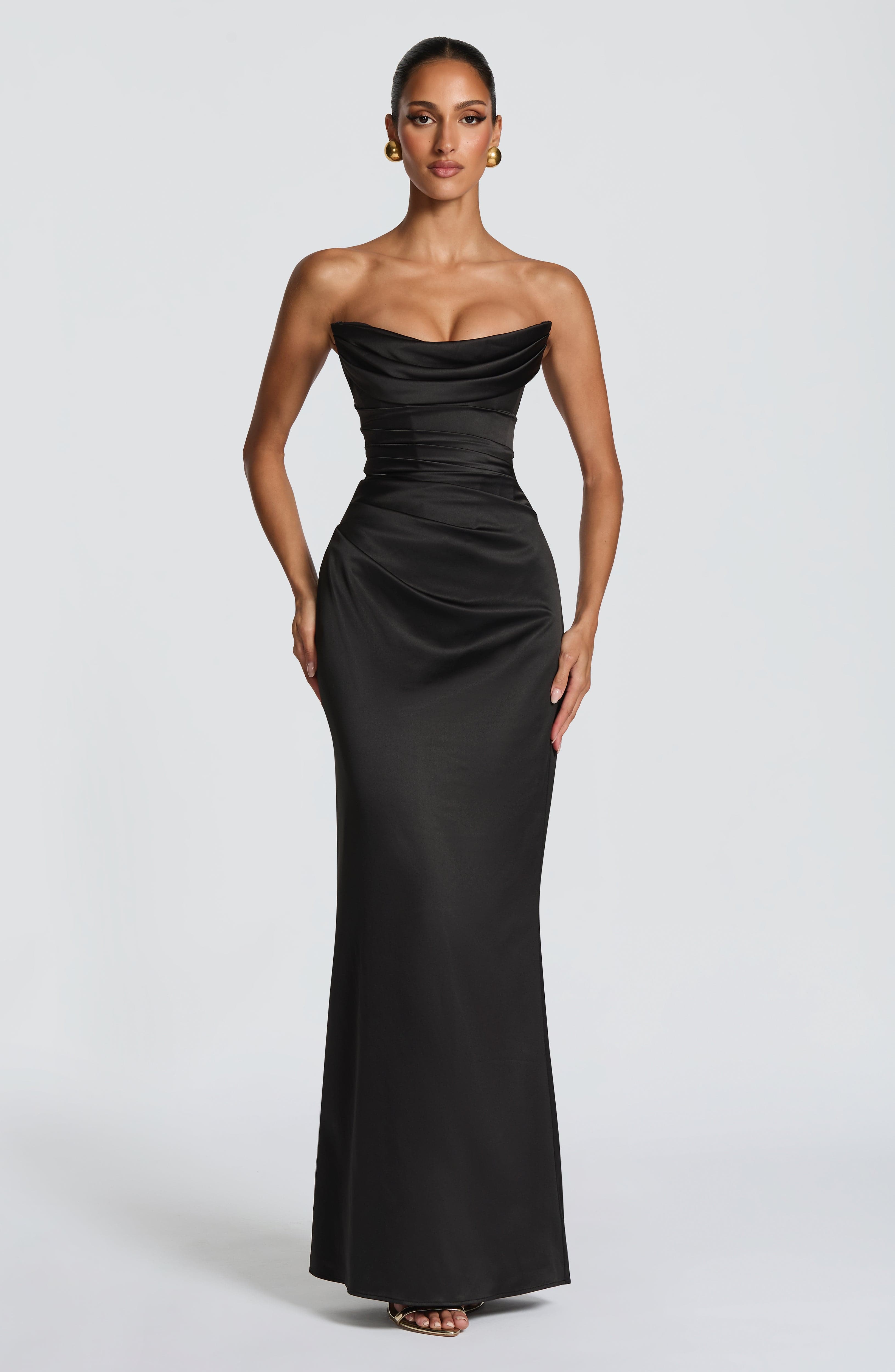 minilena Vessa Maxi Dress Black