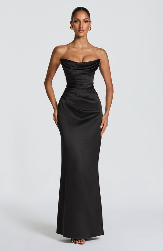 minilena Vessa Maxi Dress Black