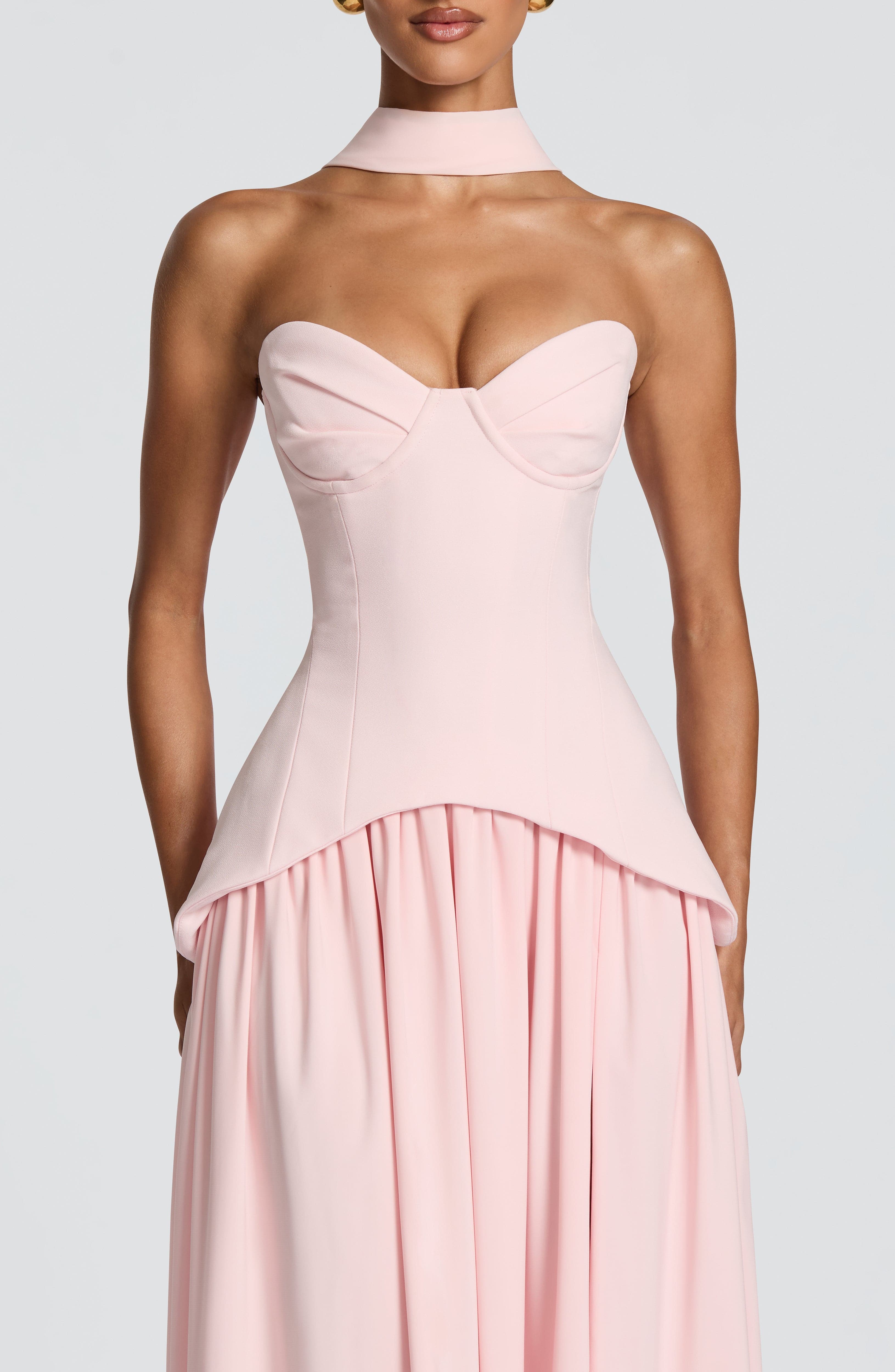 minilena Vietta Maxi Dress Blush