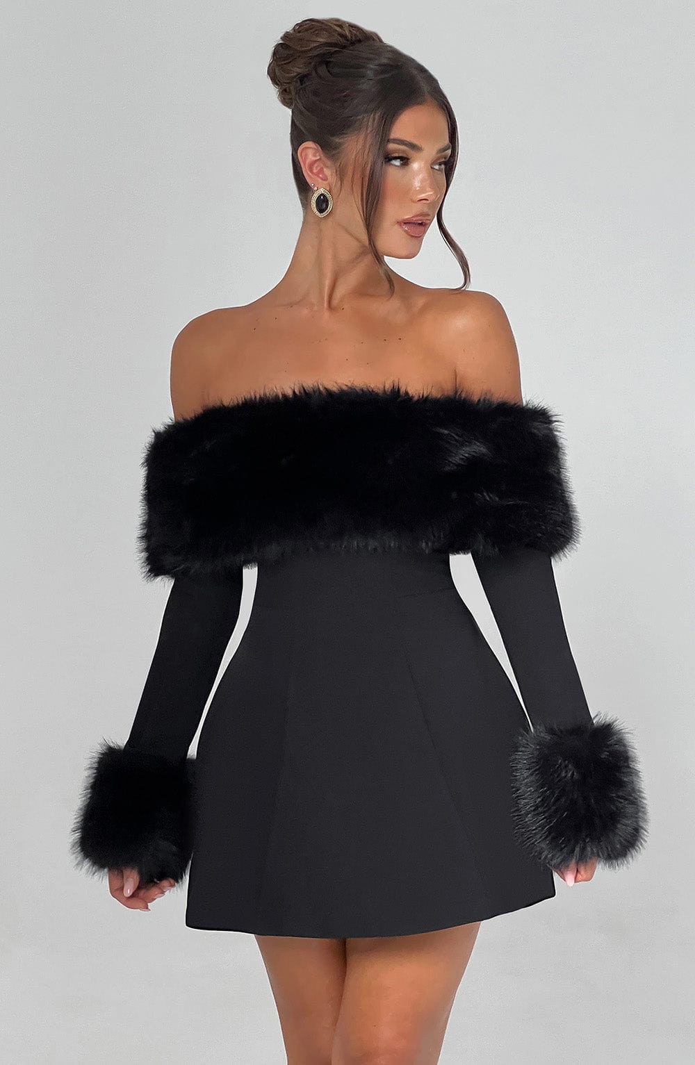 minilena Villanelle Mini Dress Black
