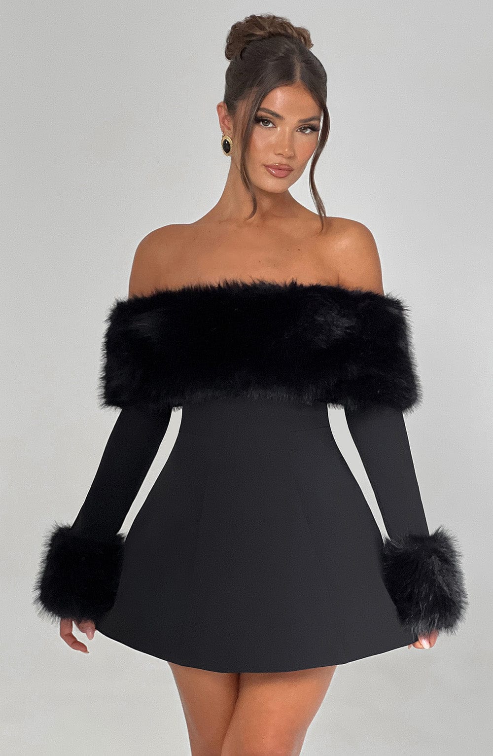 minilena Villanelle Mini Dress Black