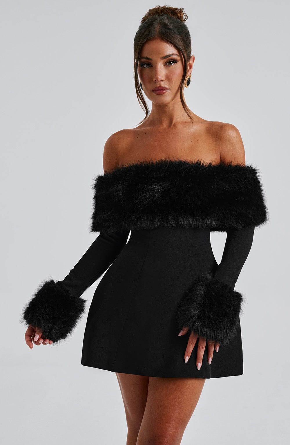 minilena Villanelle Mini Dress Black