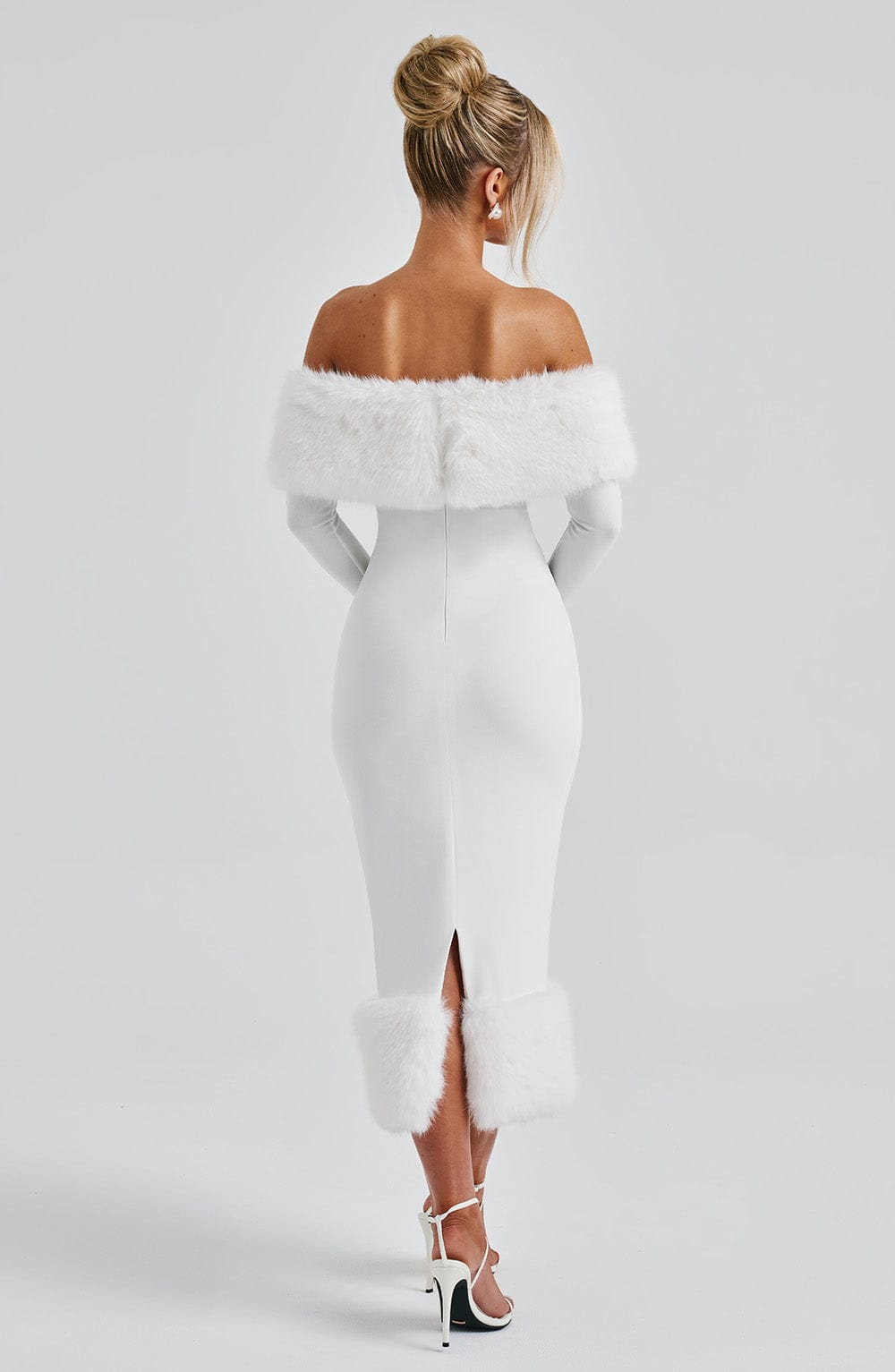 minilena Vittoria Midi Dress Ivory