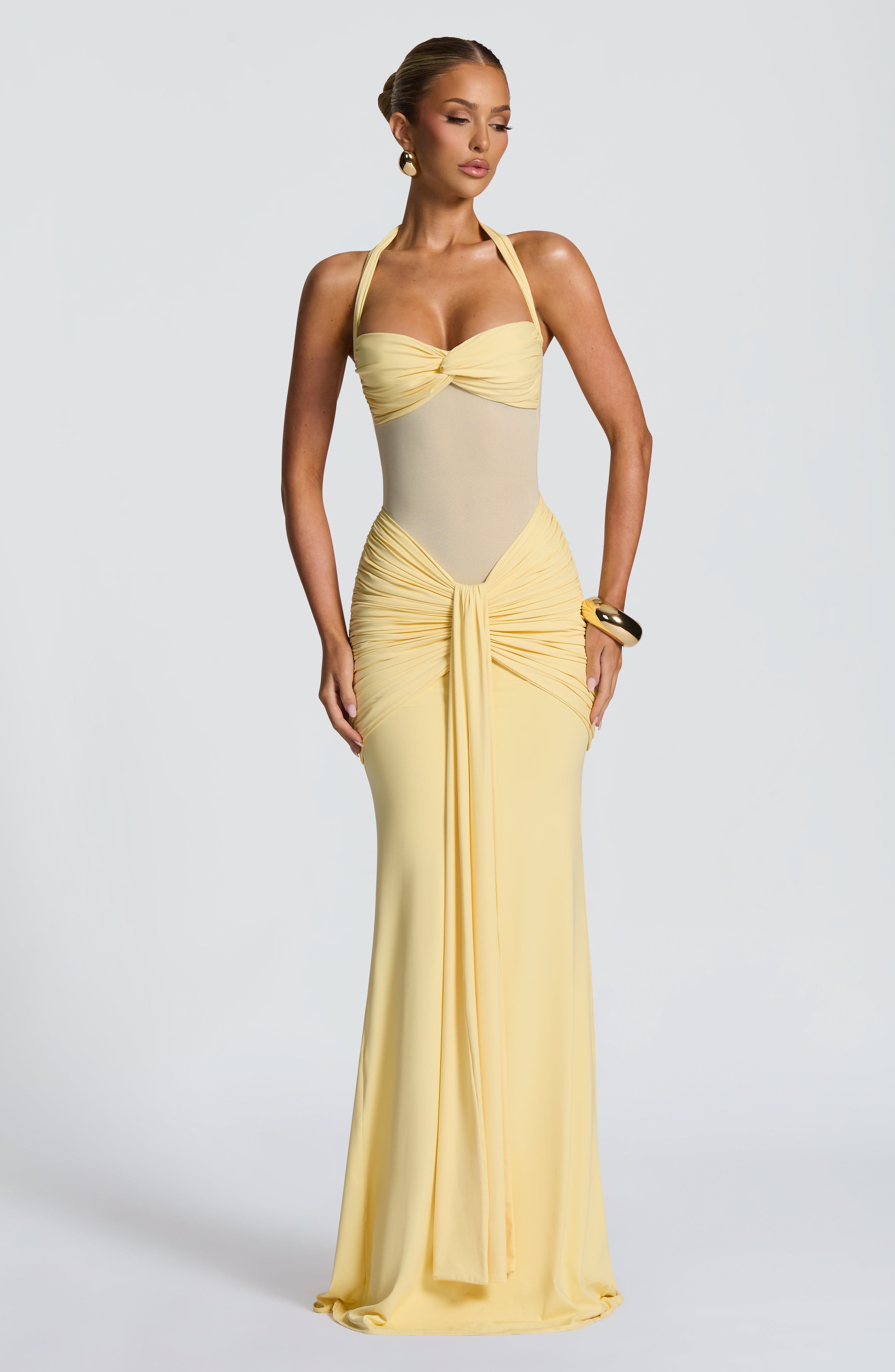 minilena Vixen Maxi Dress Lemon