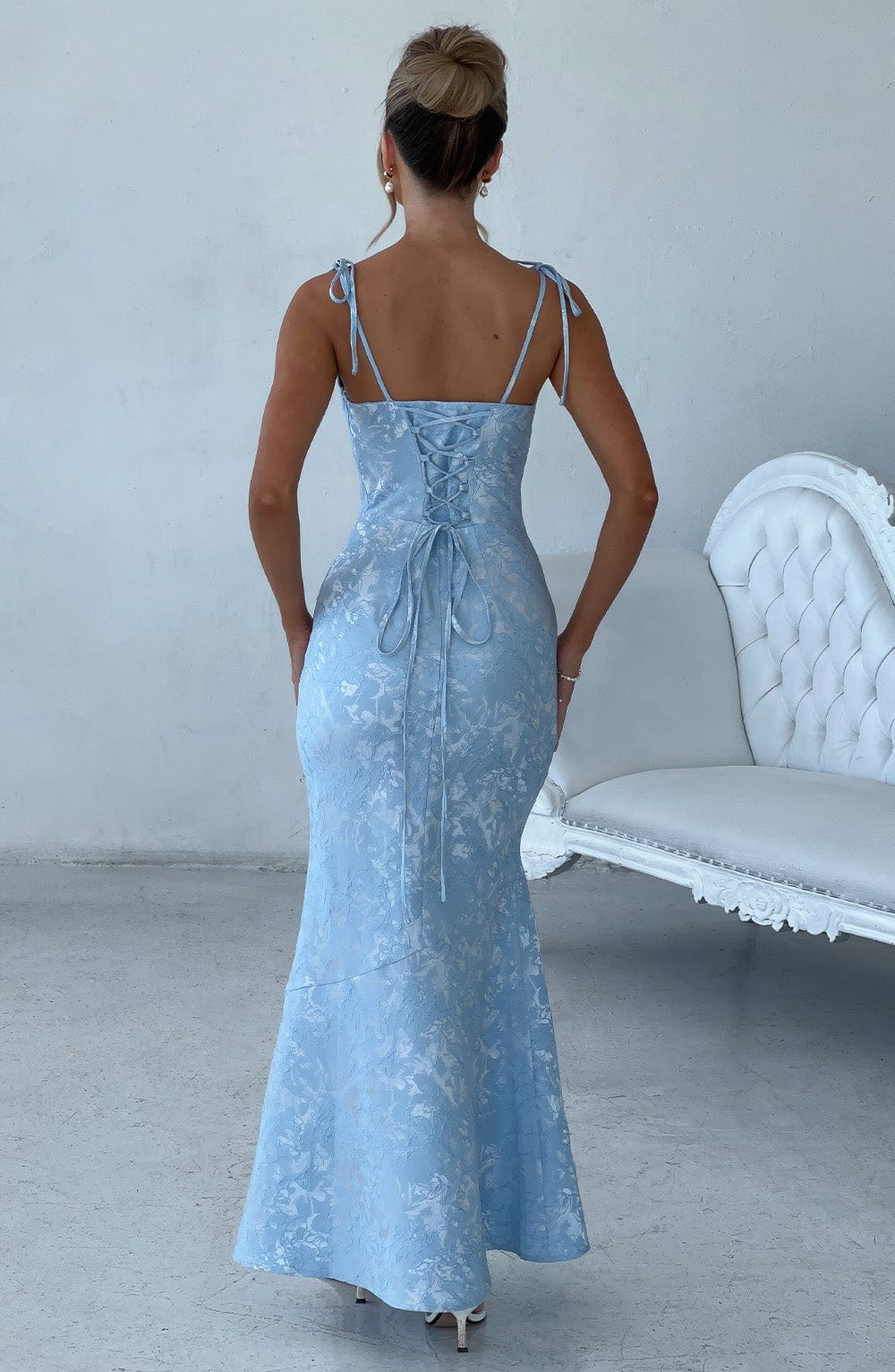 minilena Whitney Maxi Dress Blue