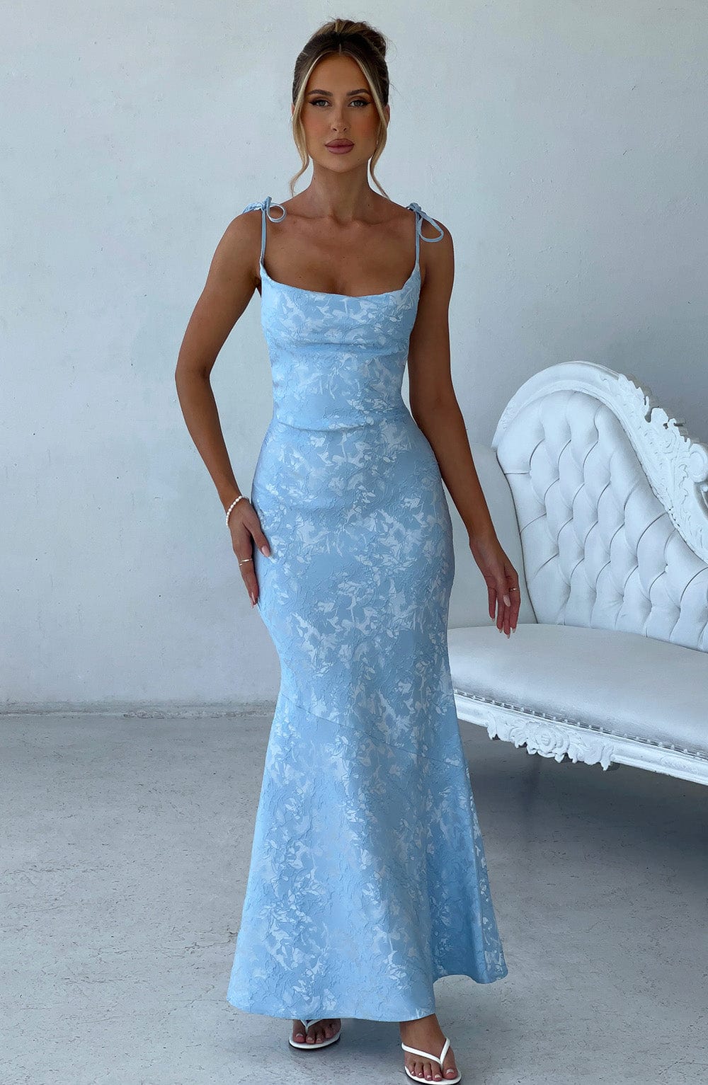 minilena Whitney Maxi Dress Blue