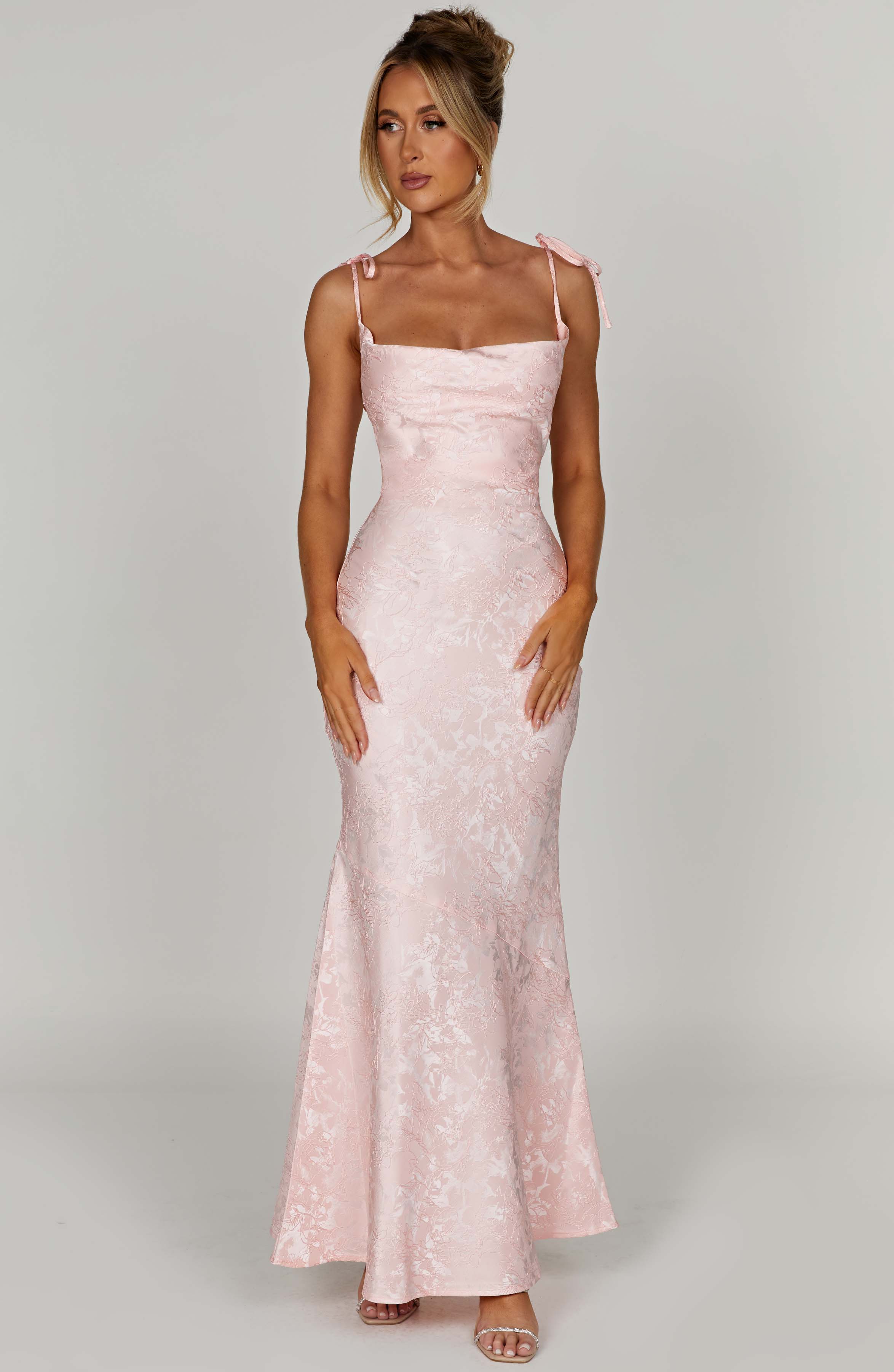 minilena Whitney Maxi Dress Blush