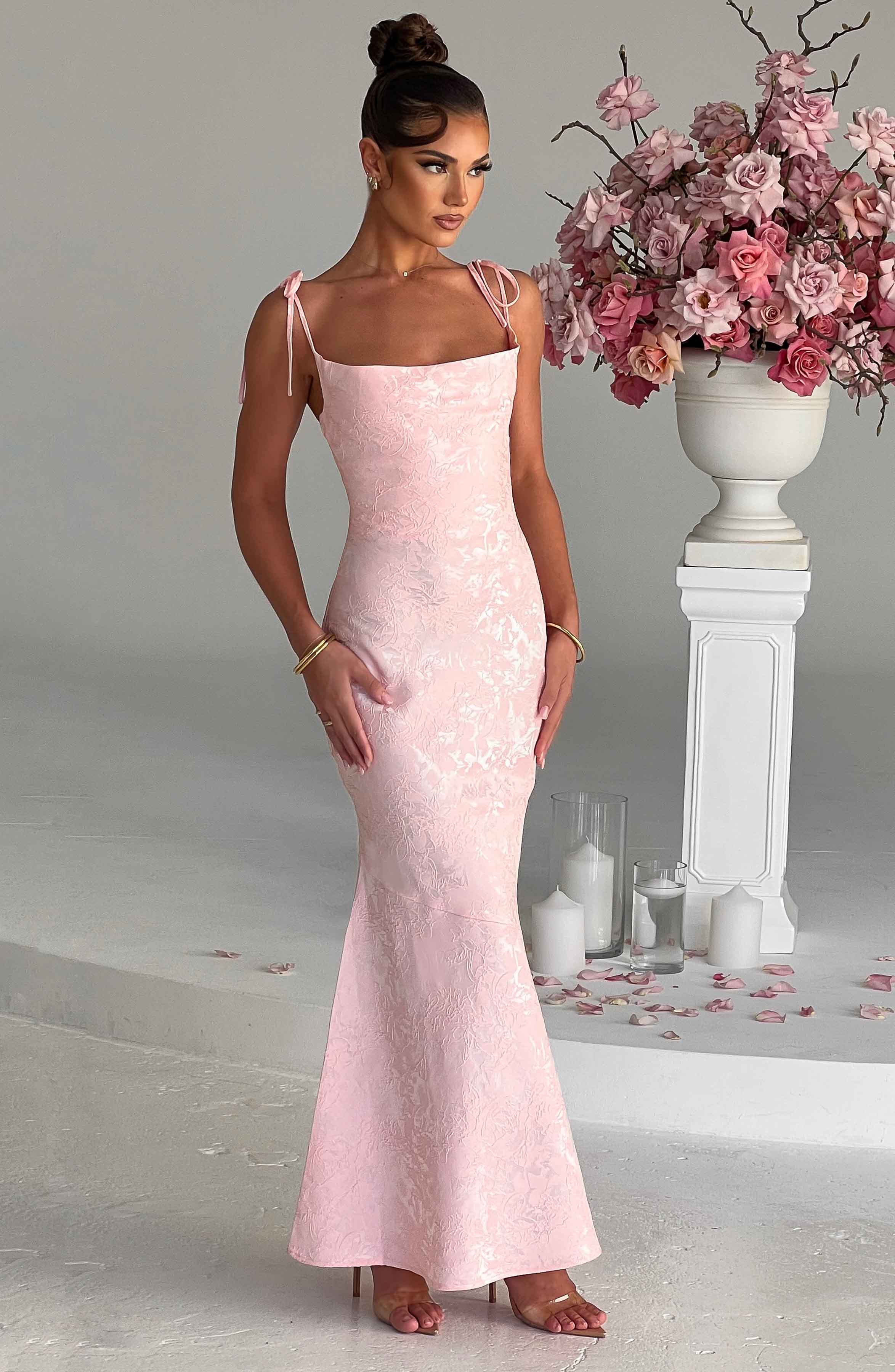 minilena Whitney Maxi Dress Blush