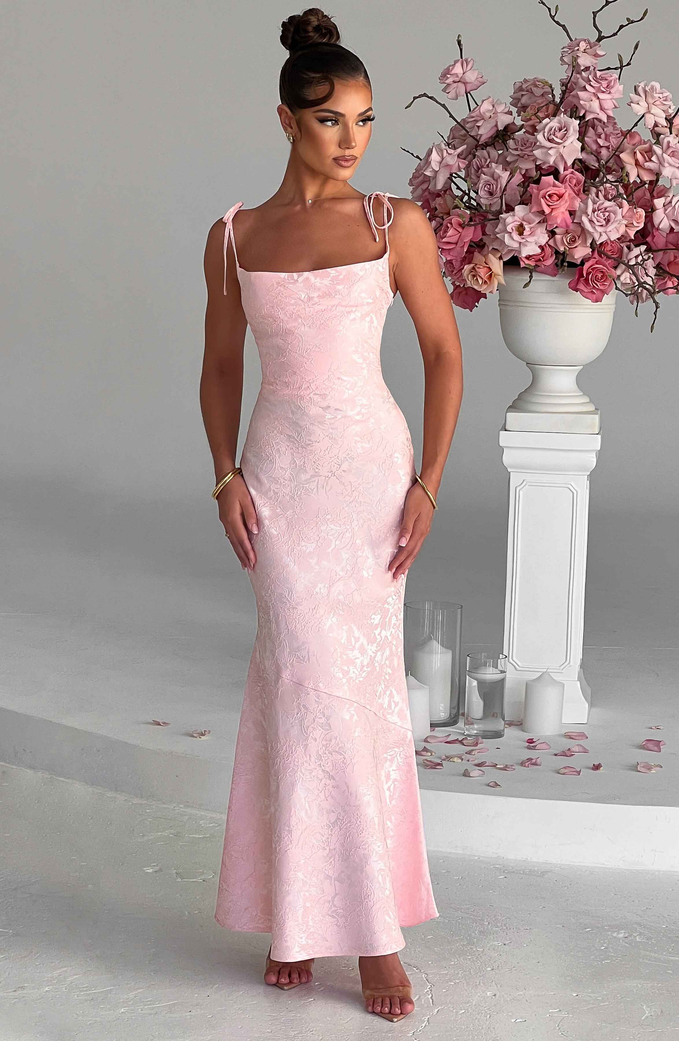 minilena Whitney Maxi Dress Blush