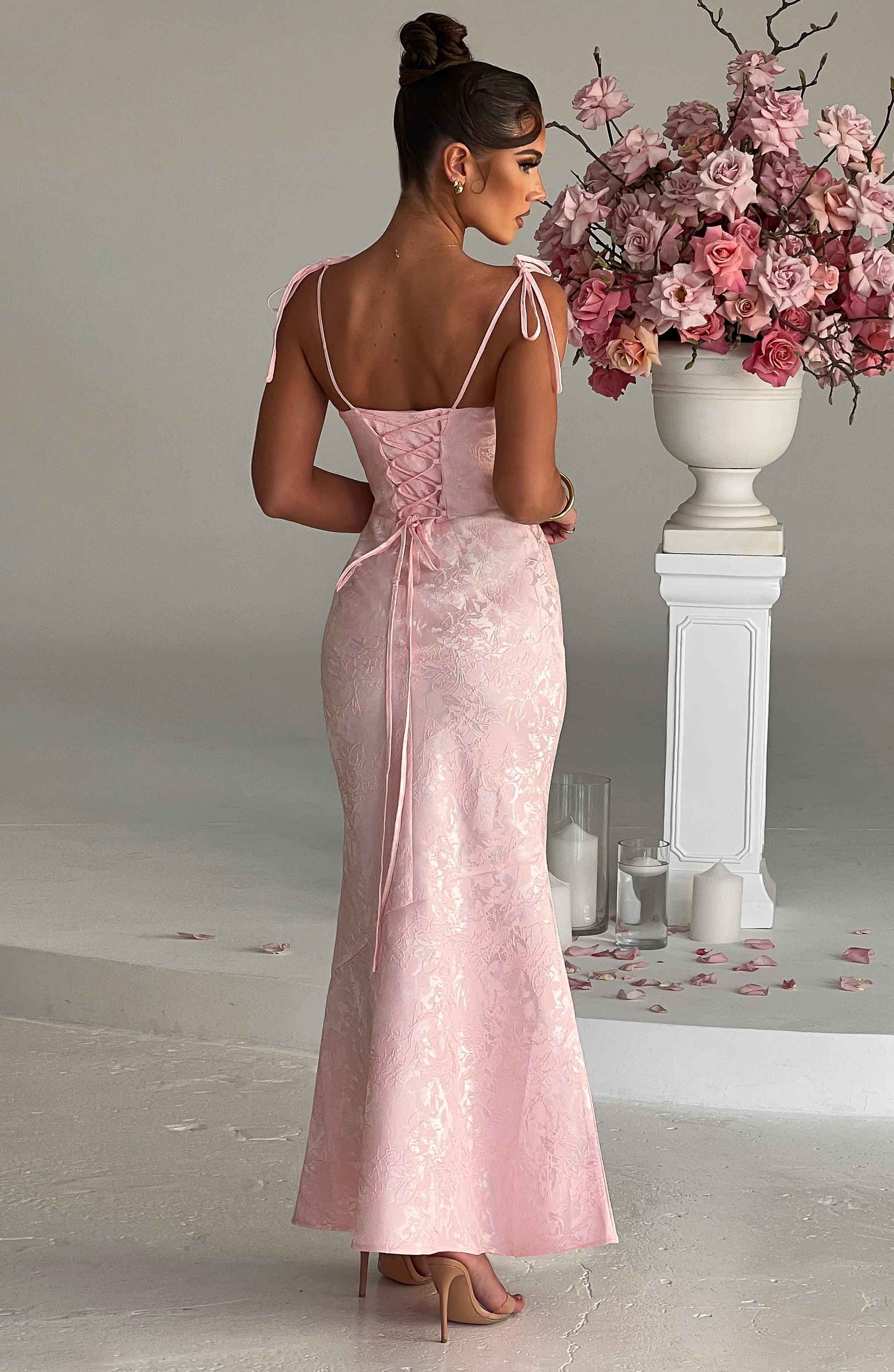 minilena Whitney Maxi Dress Blush