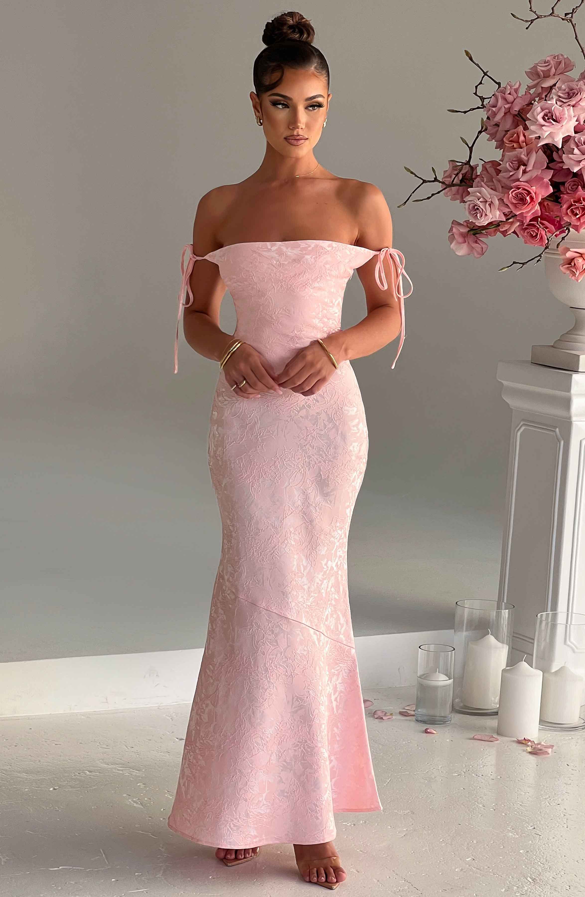 minilena Whitney Maxi Dress Blush