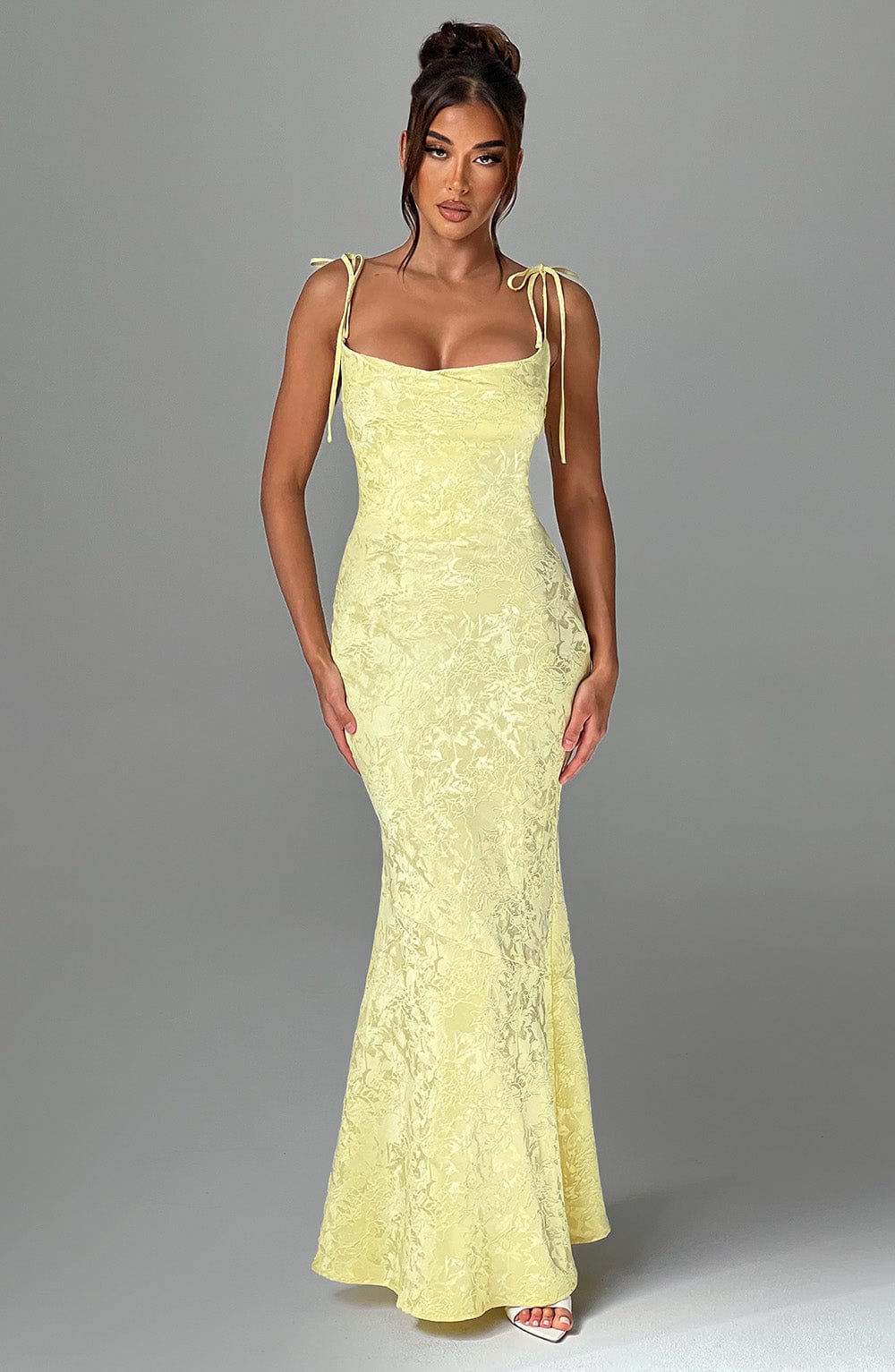 minilena Whitney Maxi Dress Lemon