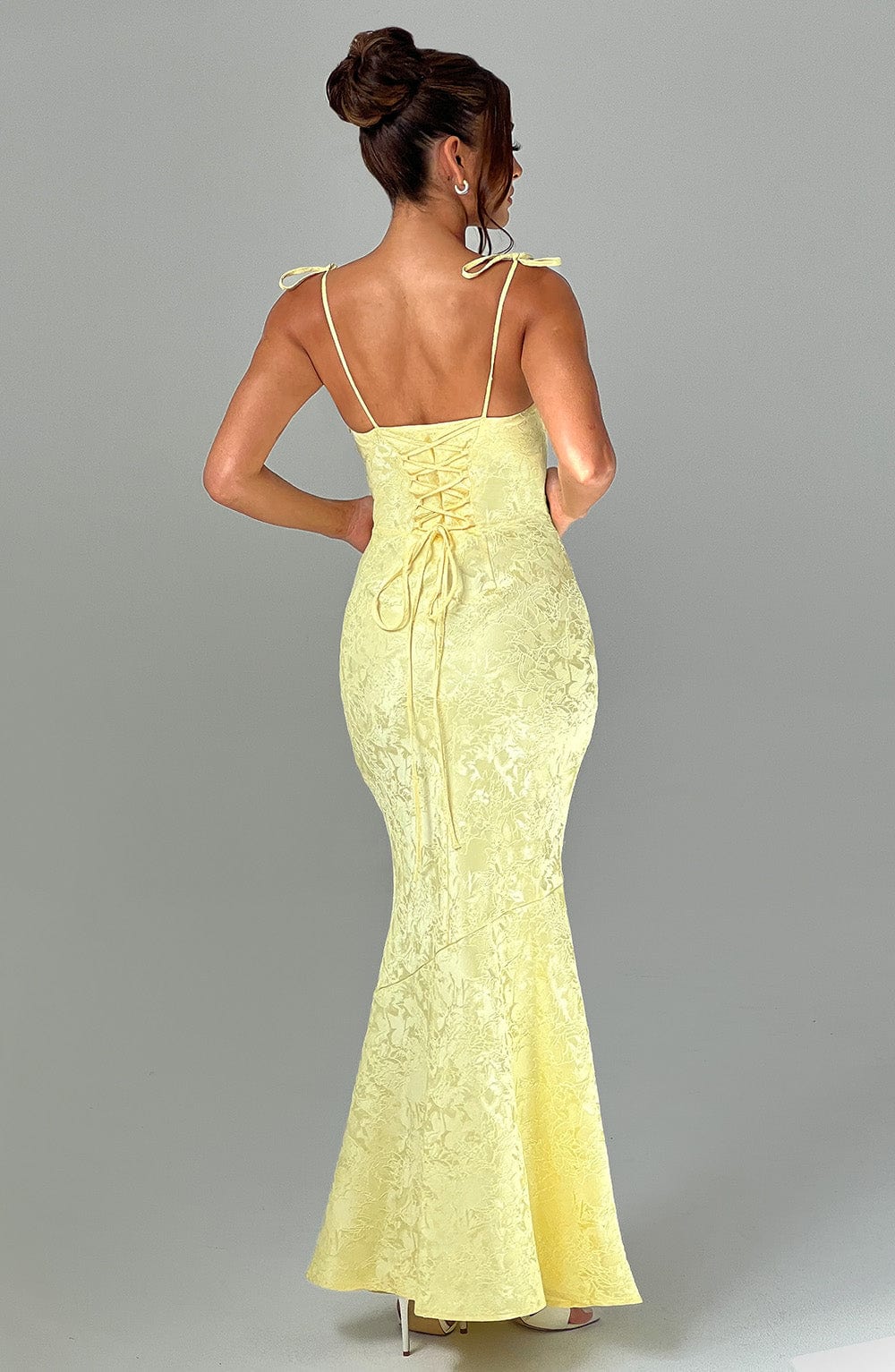 minilena Whitney Maxi Dress Lemon