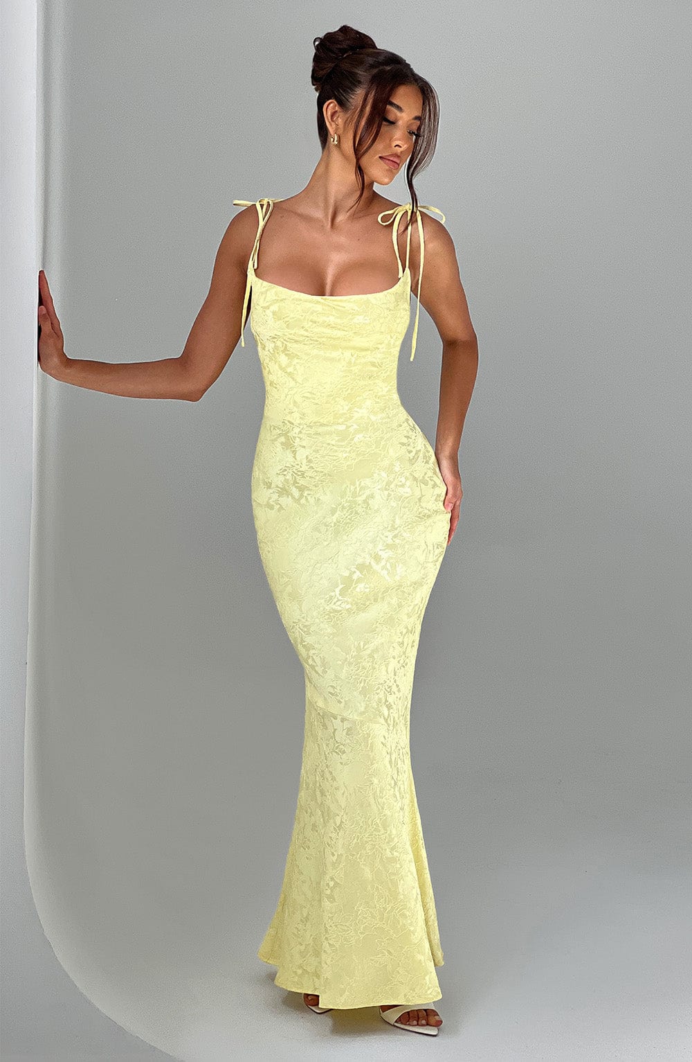 minilena Whitney Maxi Dress Lemon