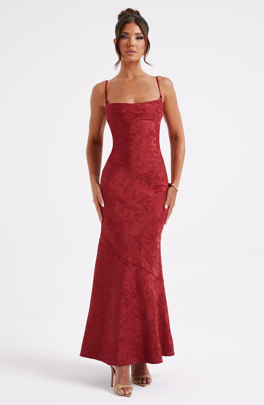 minilena Whitney Maxi Dress Red