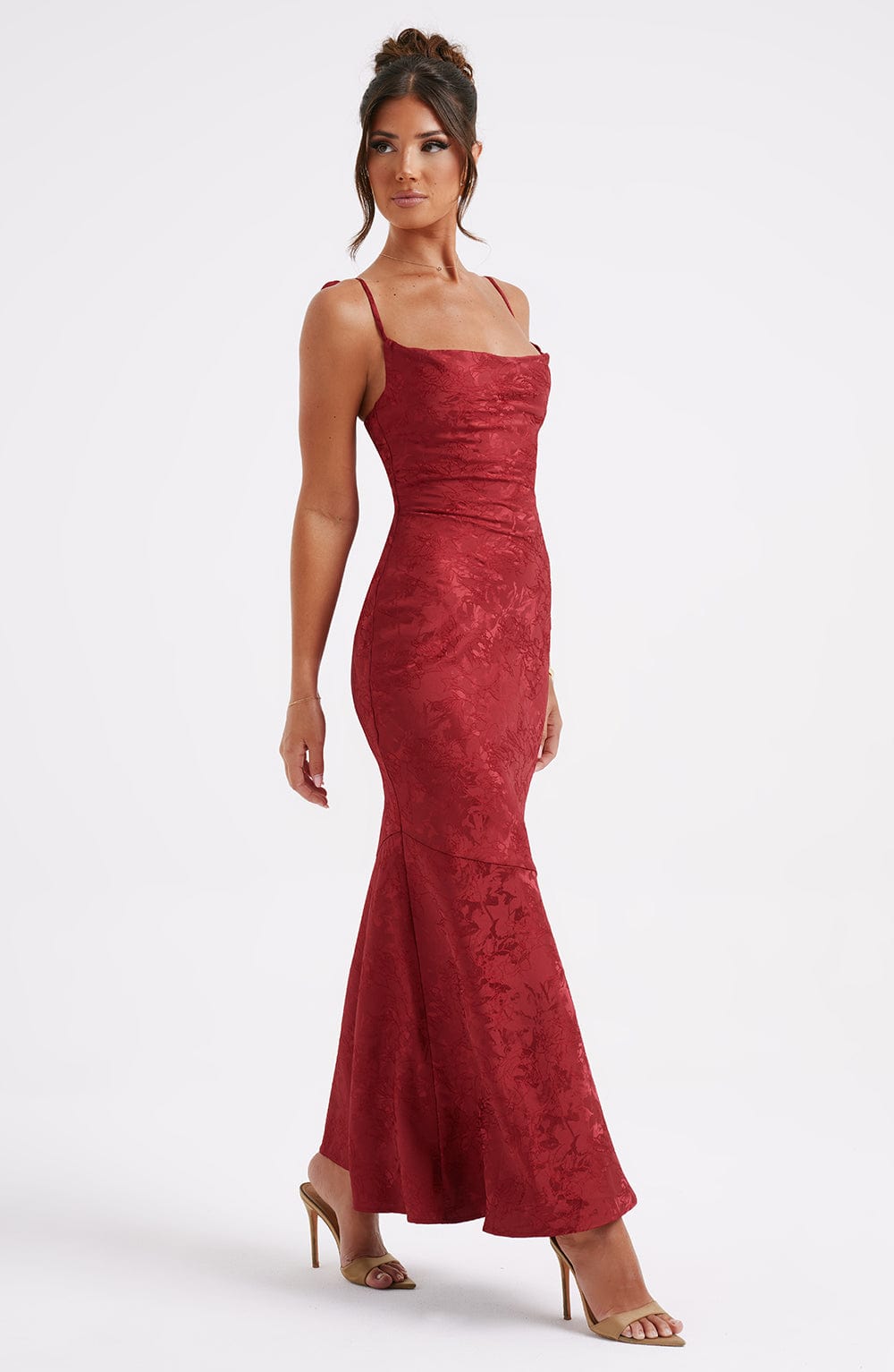 minilena Whitney Maxi Dress Red