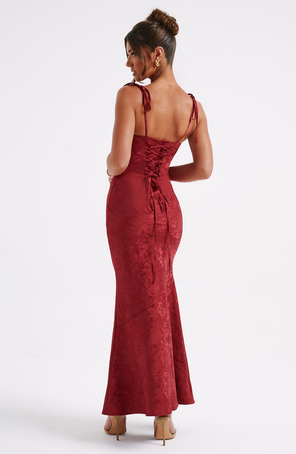 minilena Whitney Maxi Dress Red