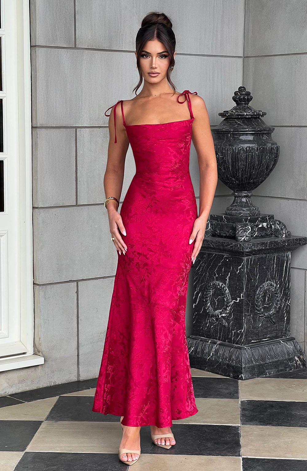 minilena Whitney Maxi Dress Red