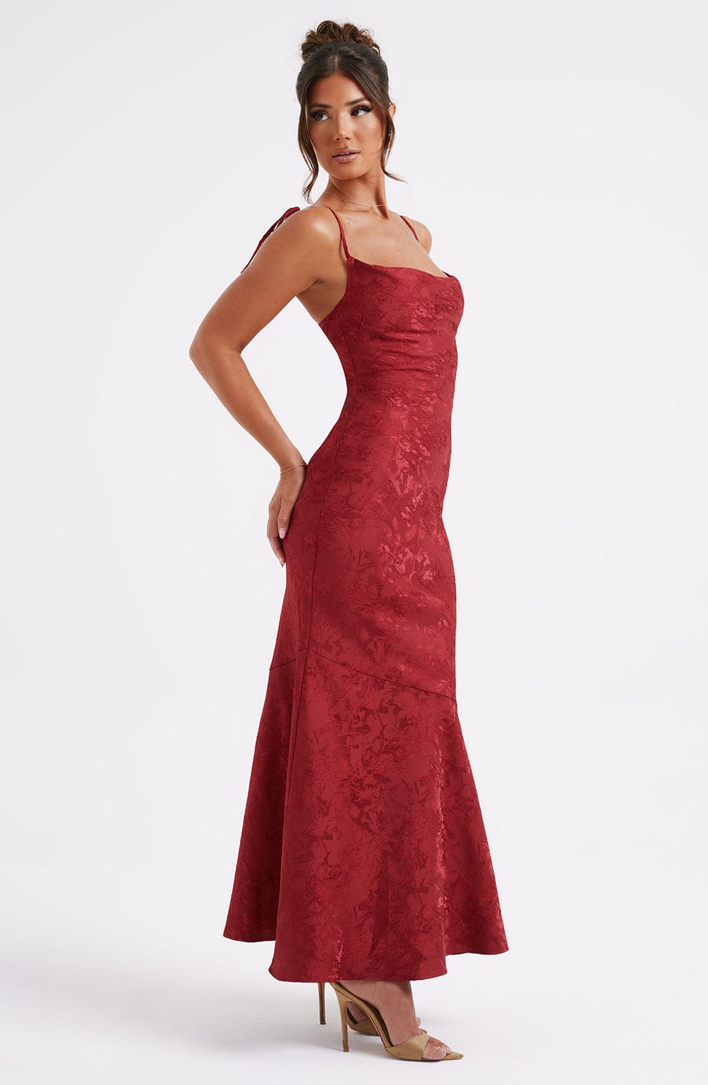 minilena Whitney Maxi Dress Red