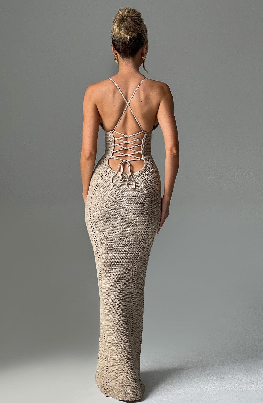 minilena Xanthe Maxi Dress Beige