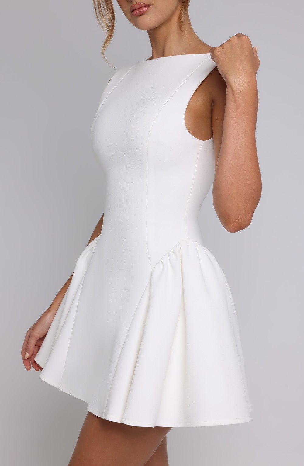 minilena Yalina Mini Dress Ivory