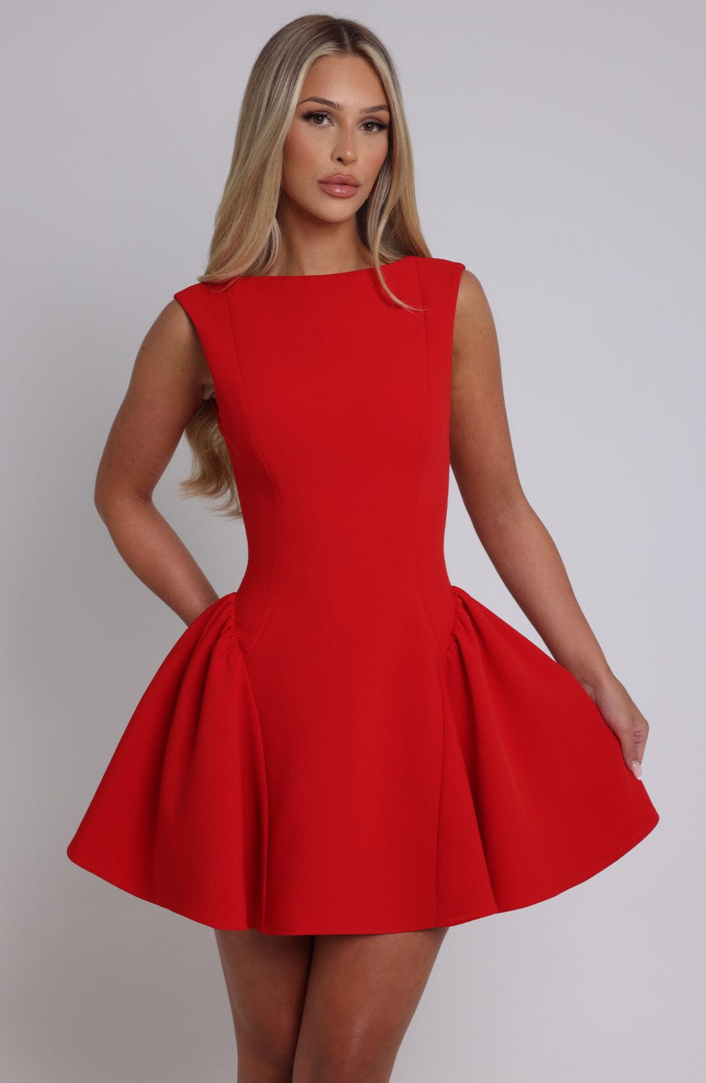 minilena Yalina Mini Dress Red