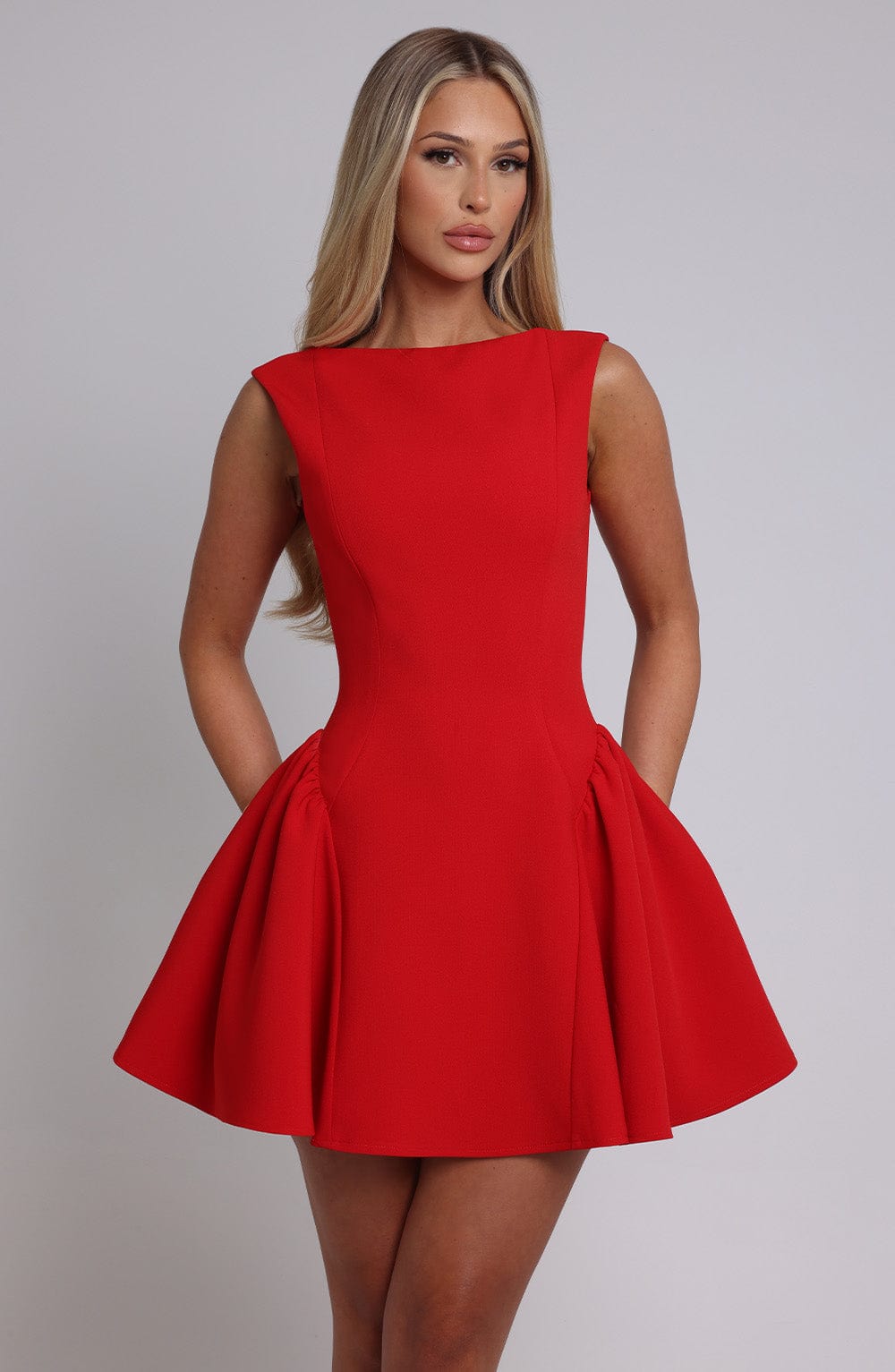minilena Yalina Mini Dress Red