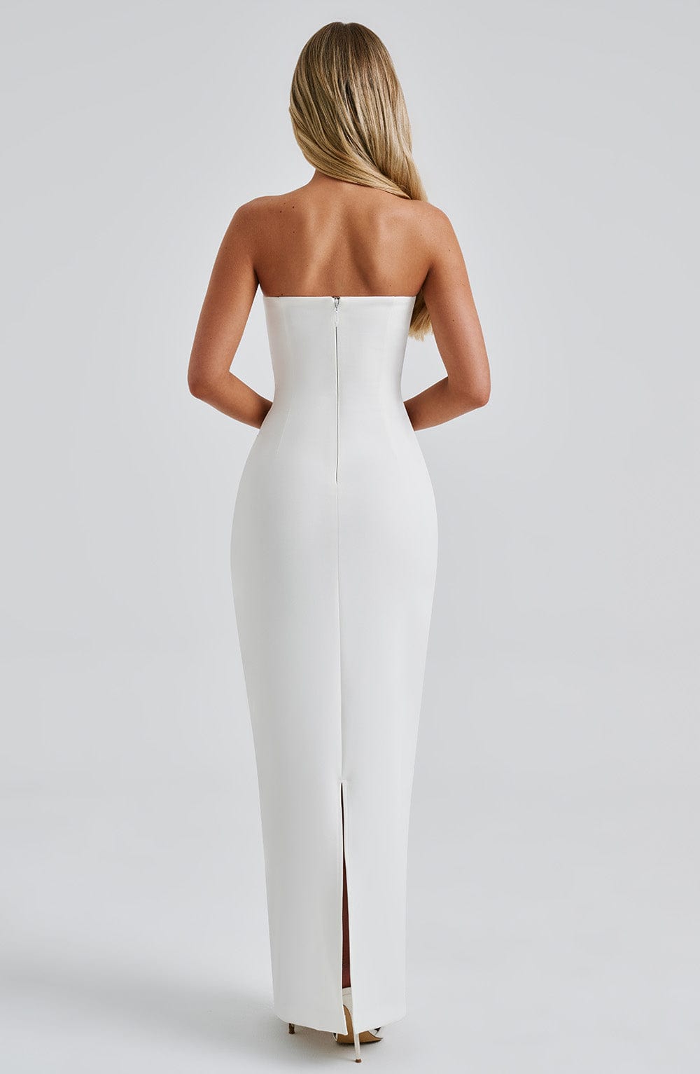 minilena Yulia Maxi Dress Ivory