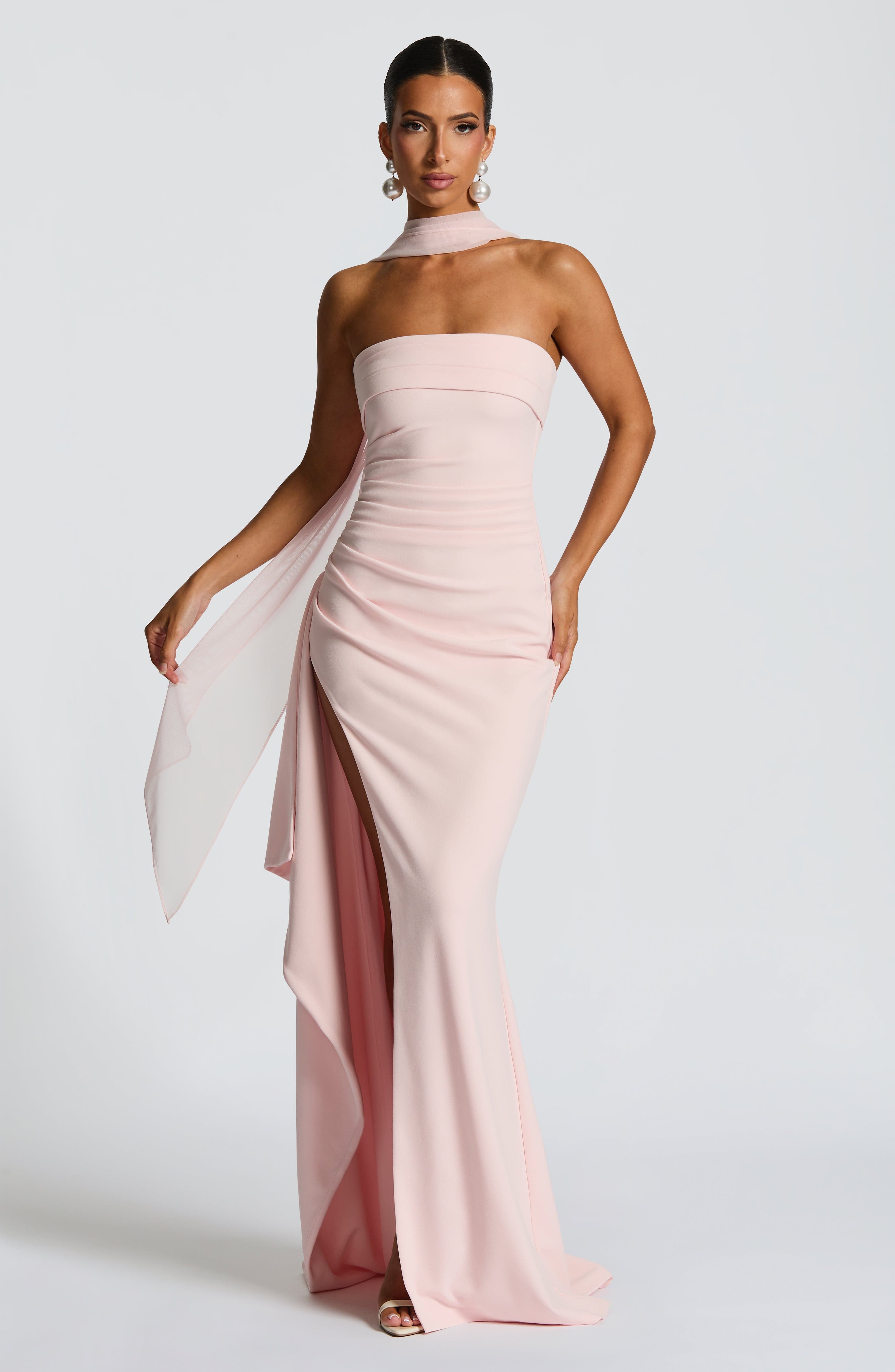 minilena Zafira Maxi Dress Blush