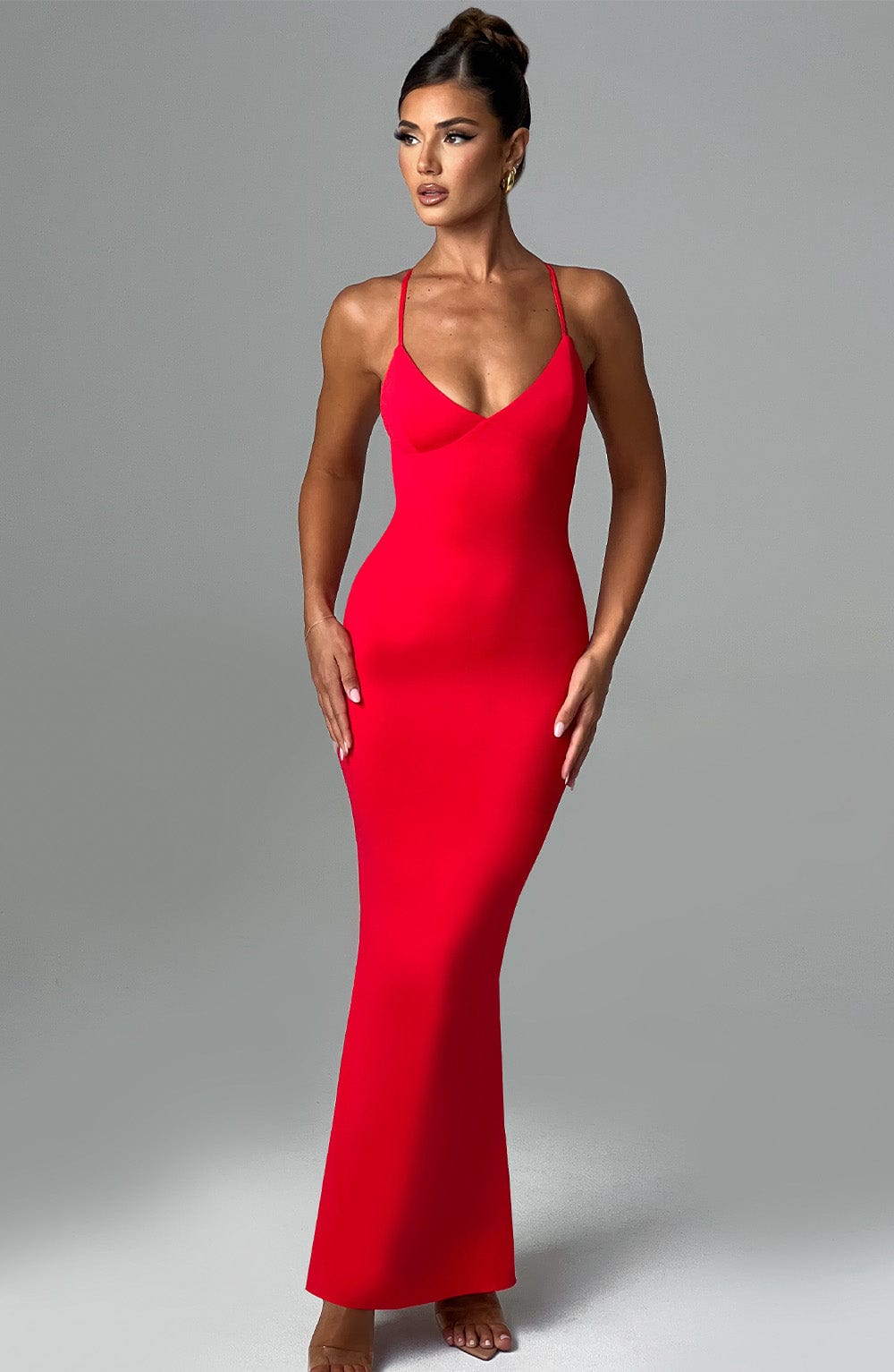 minilena Zelda Maxi Dress Red