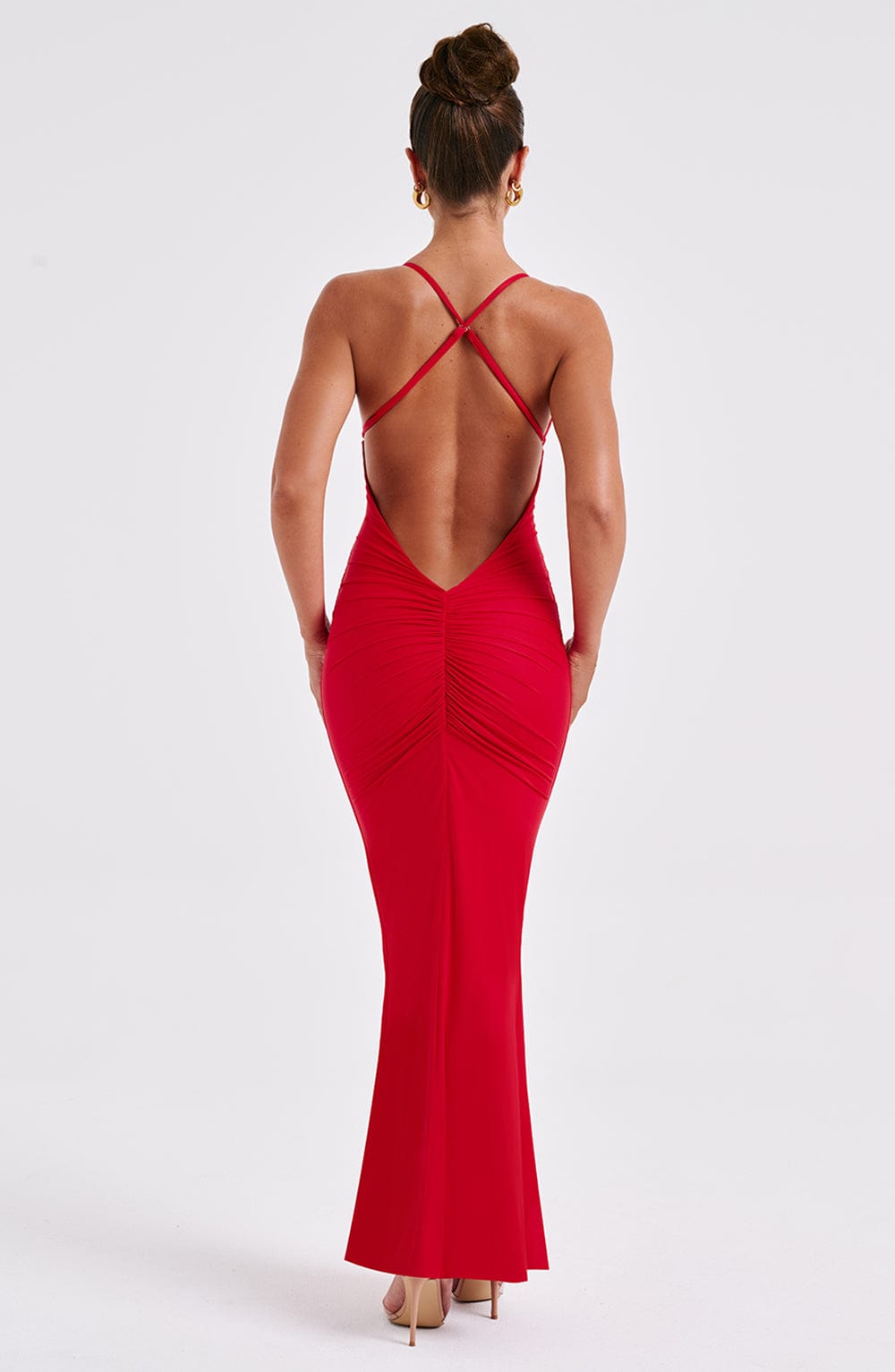 minilena Zelda Maxi Dress Red