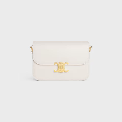 Classic Triomphe Bag In Shiny Calfskin
