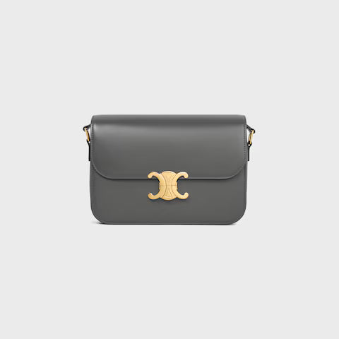 Classic Triomphe Bag In Shiny Calfskin