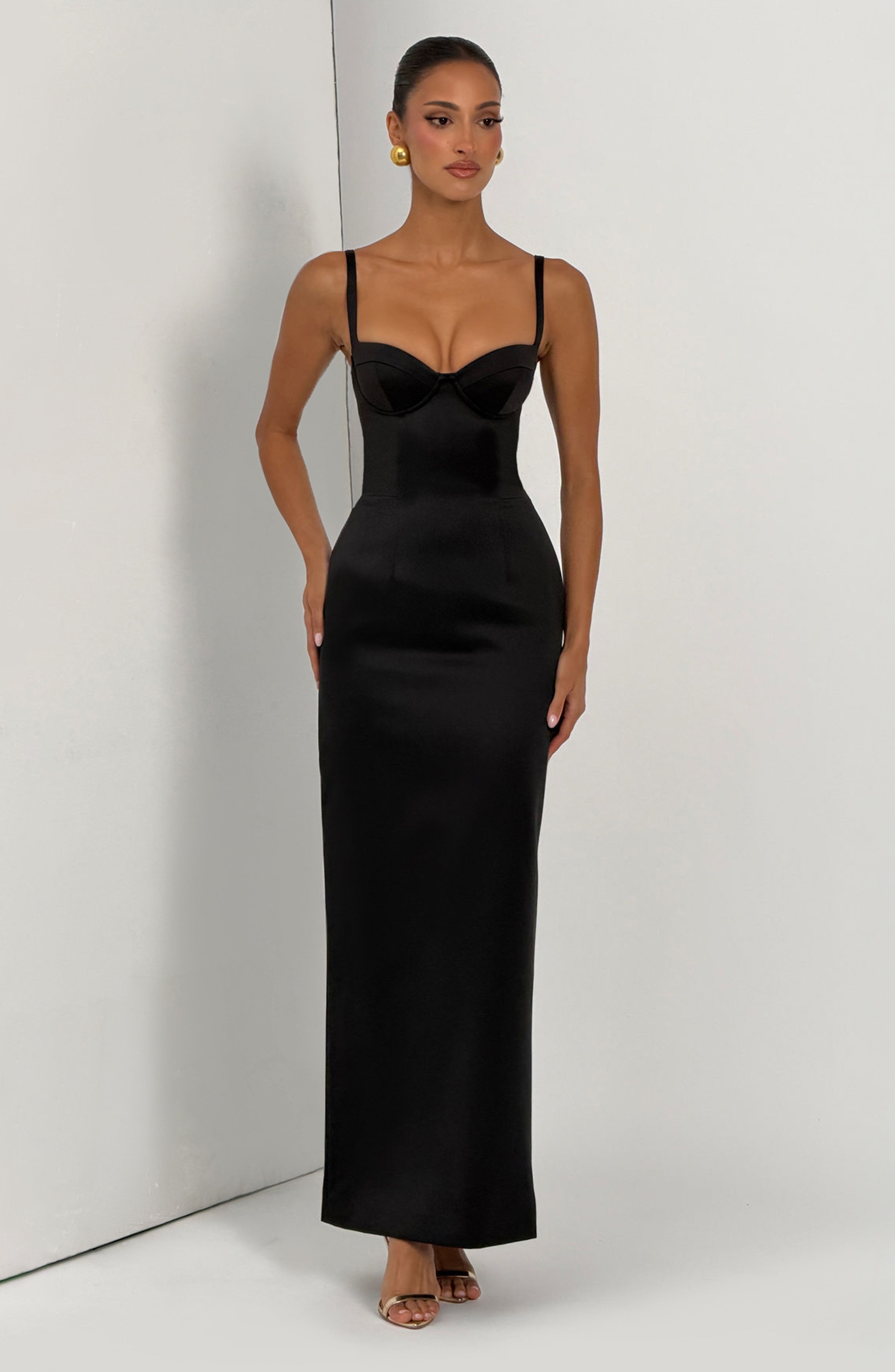 minilena Bennett Maxi Dress Black