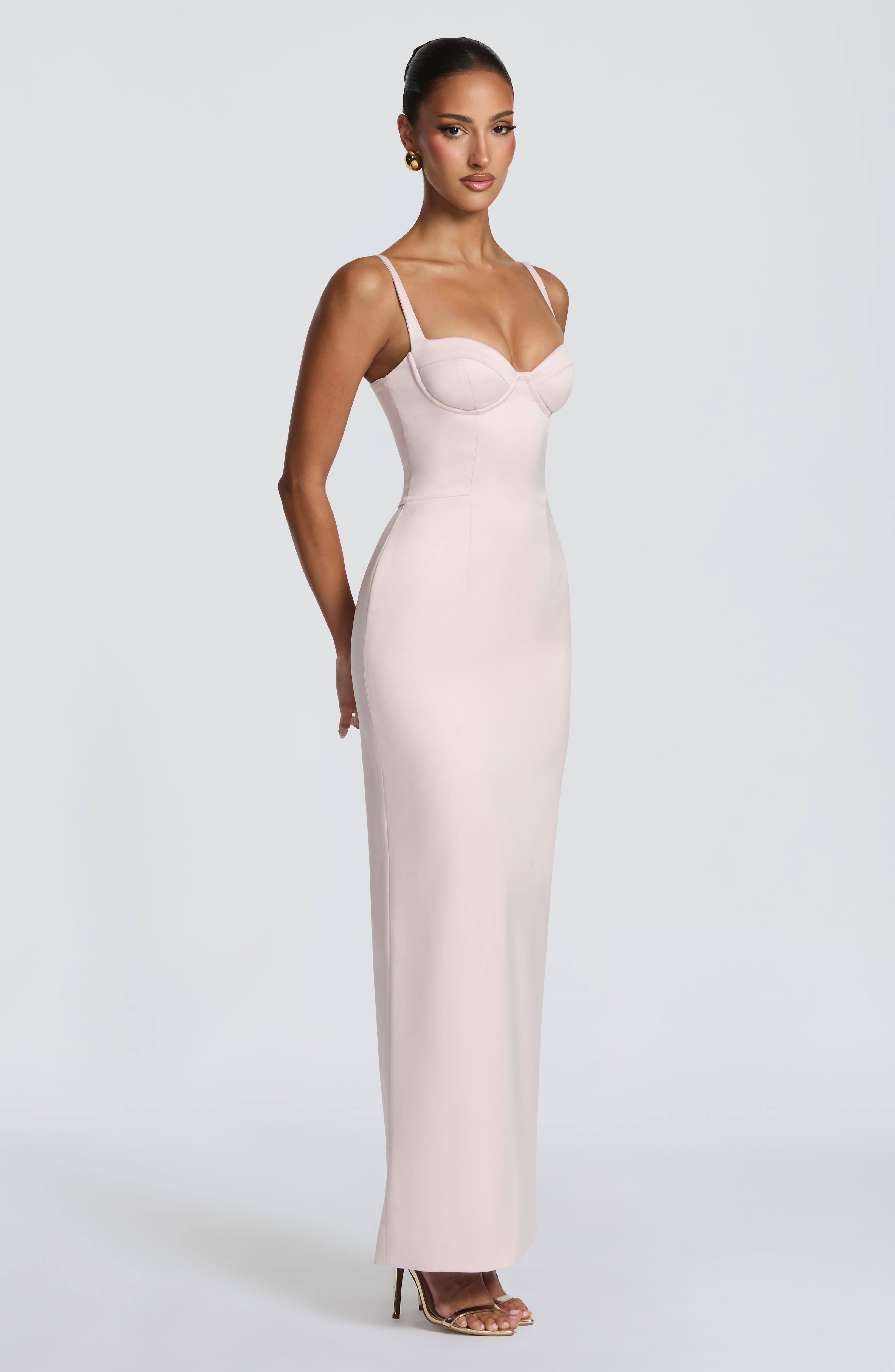minilena Bennett Maxi Dress Blush