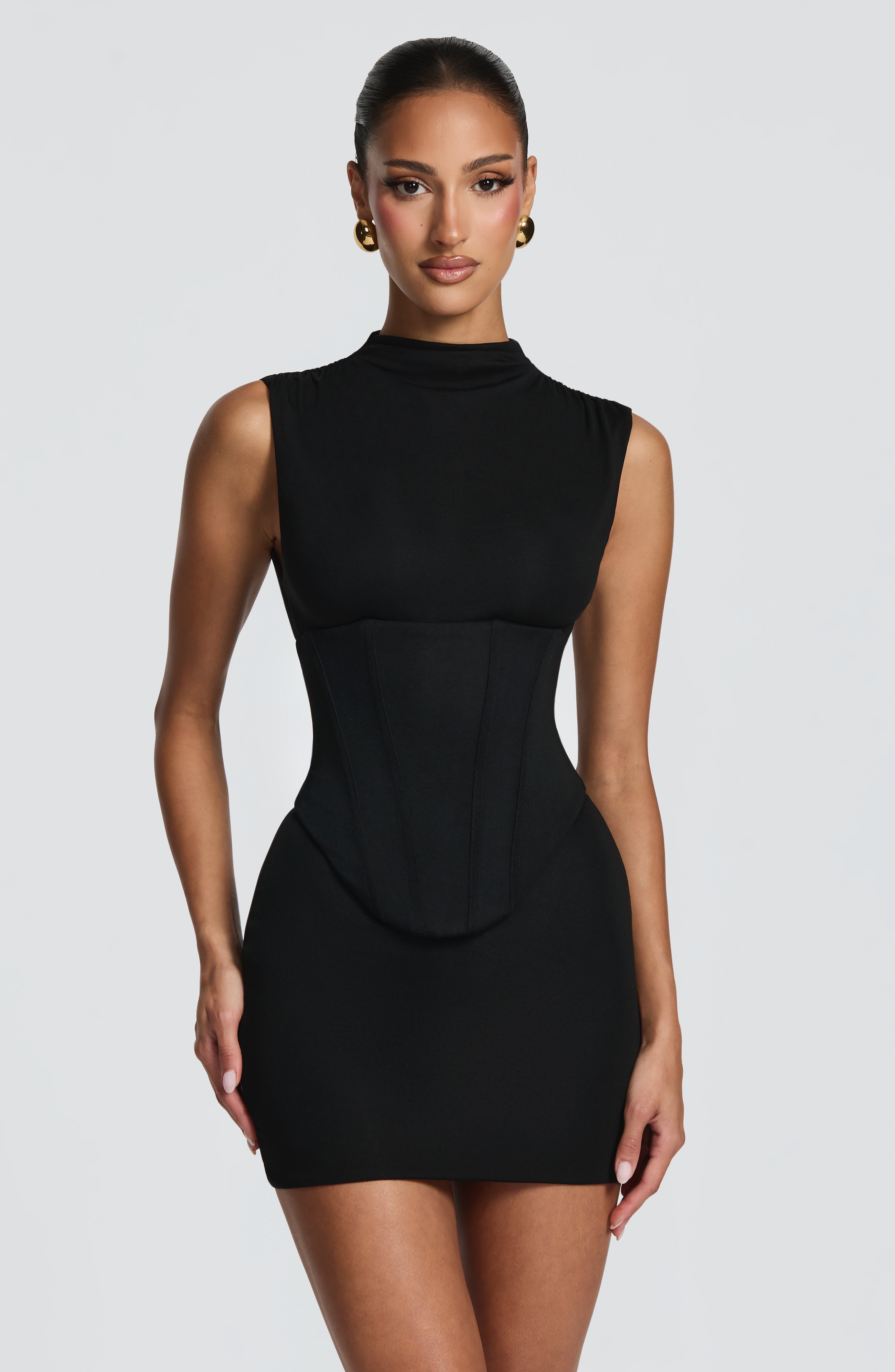 minilena Soline Mini Dress Black
