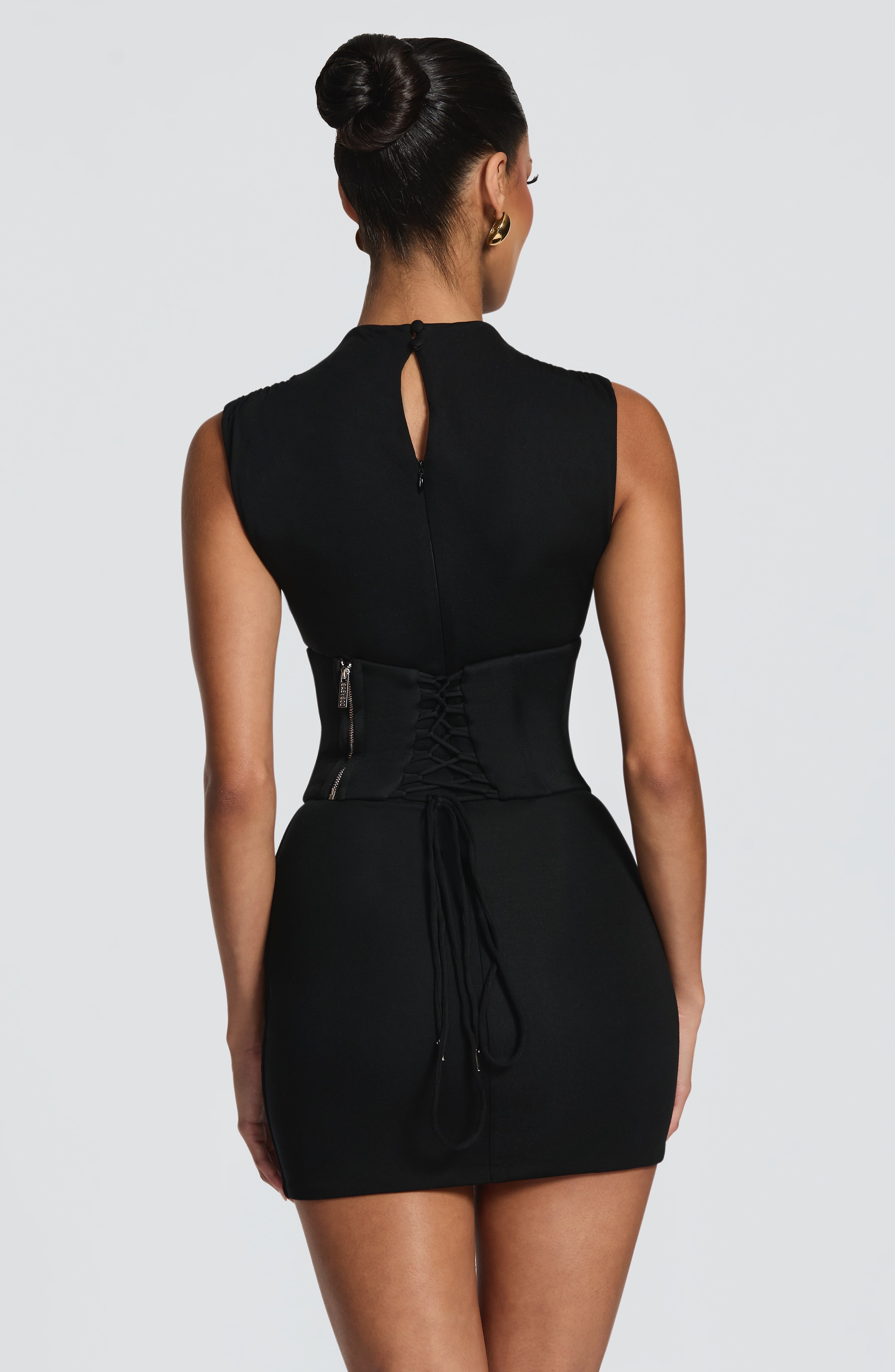 minilena Soline Mini Dress Black