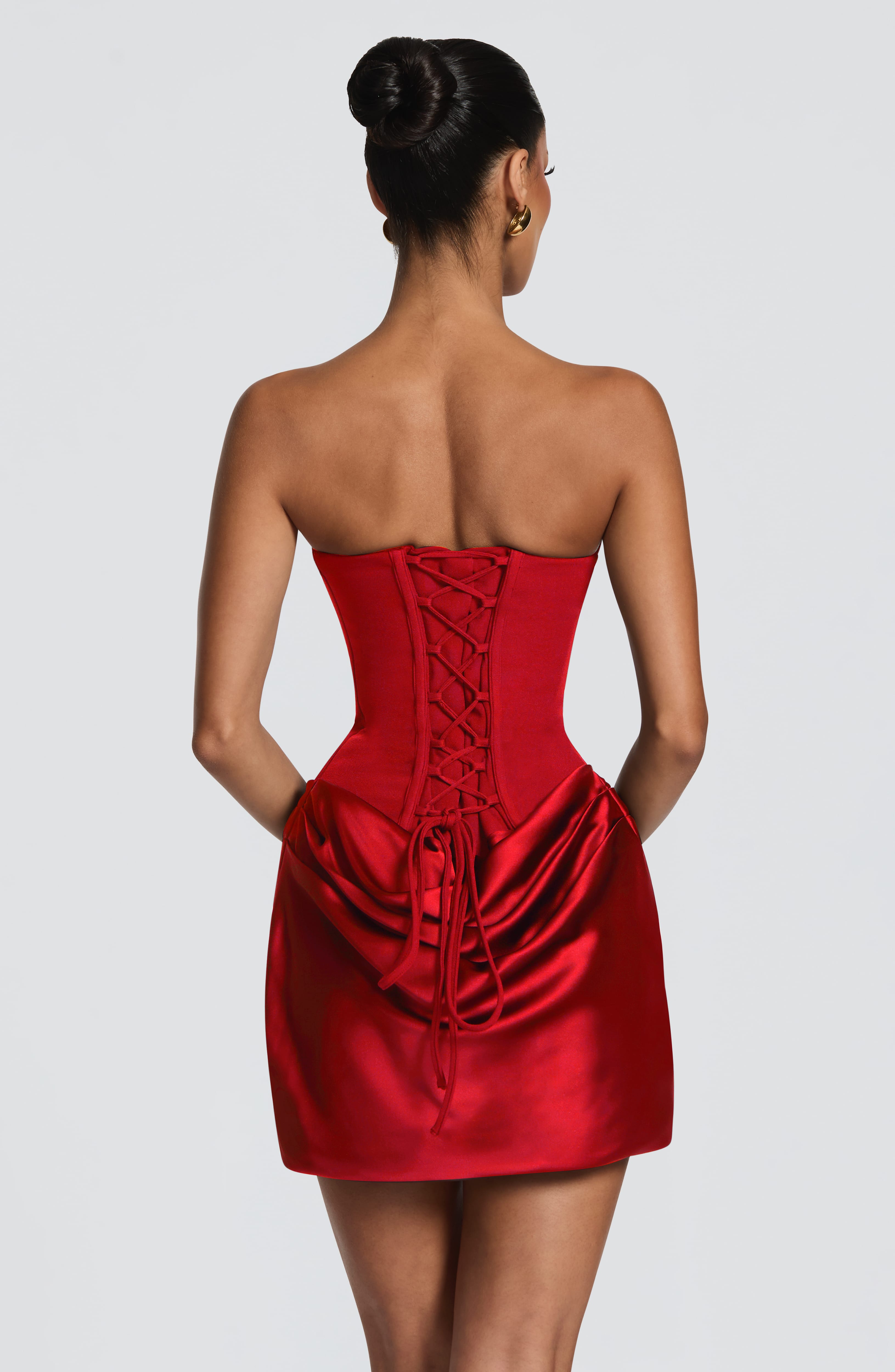 minilena Maggie Mini Dress Red