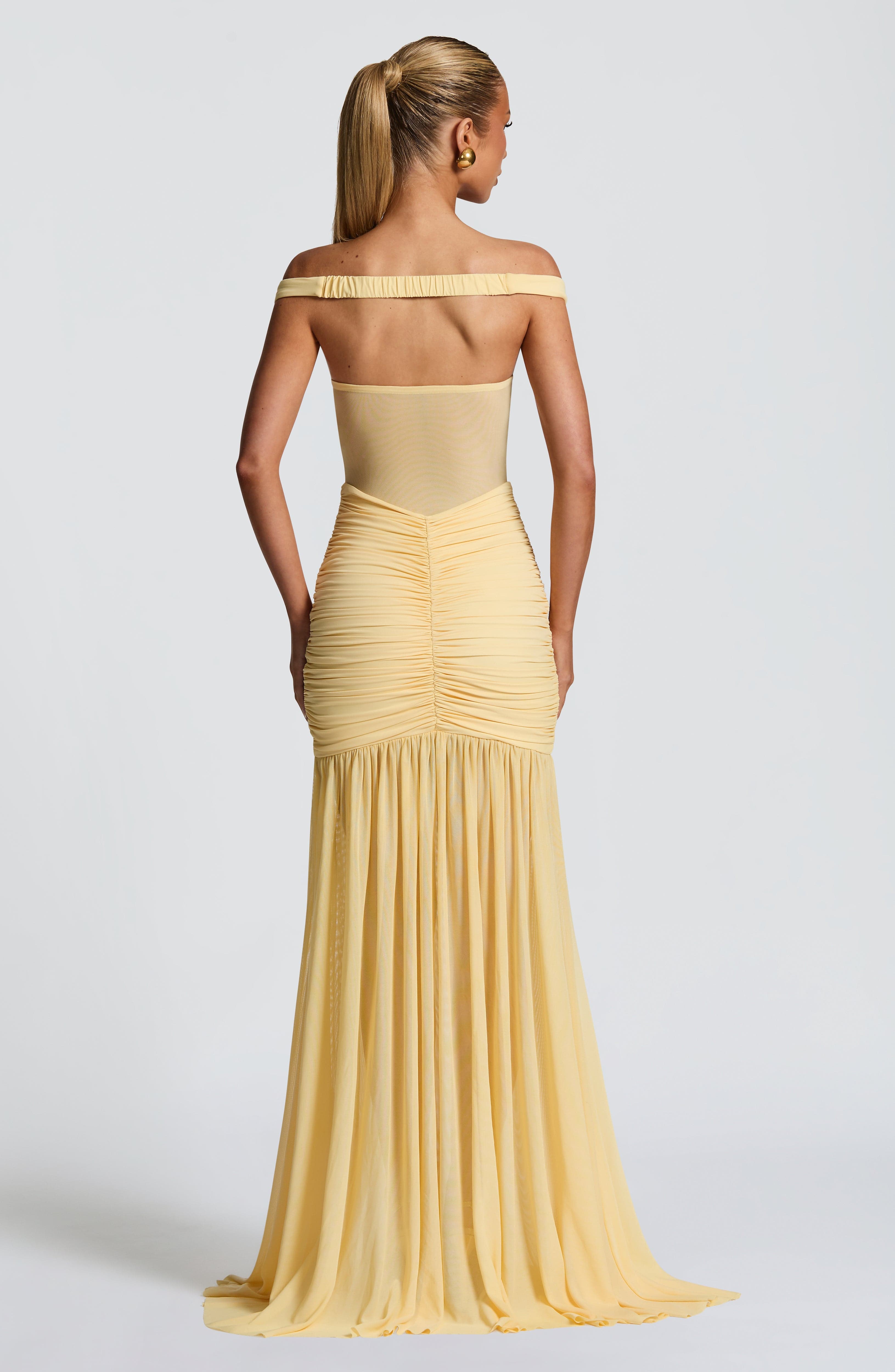 minilena Alaia Maxi Dress Lemon