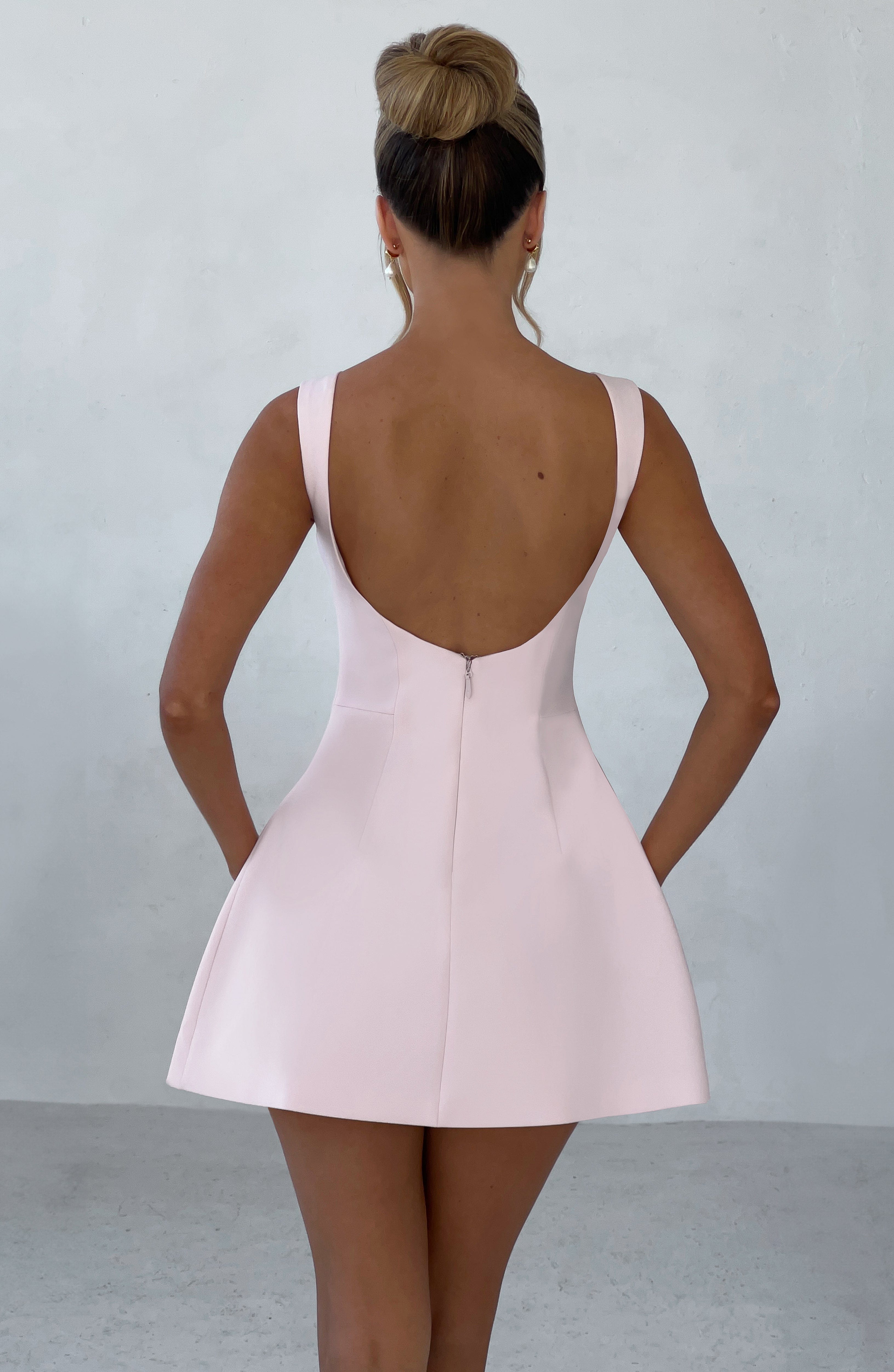 minilena Alana Mini Dress Blush