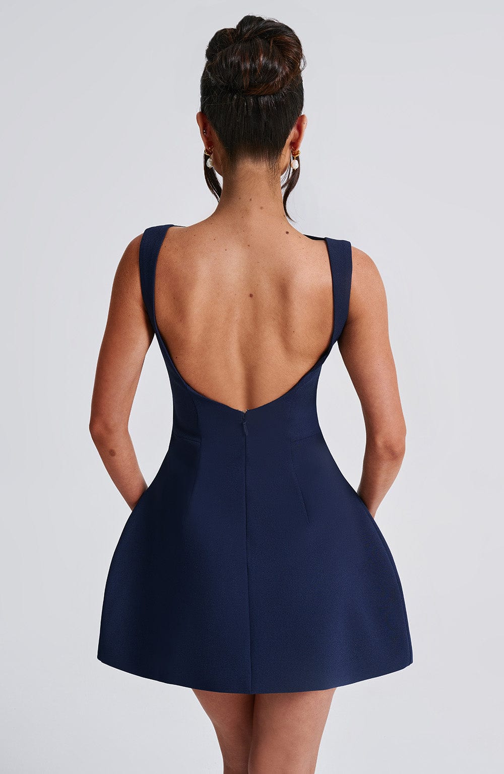 minilena Alana Mini Dress Navy