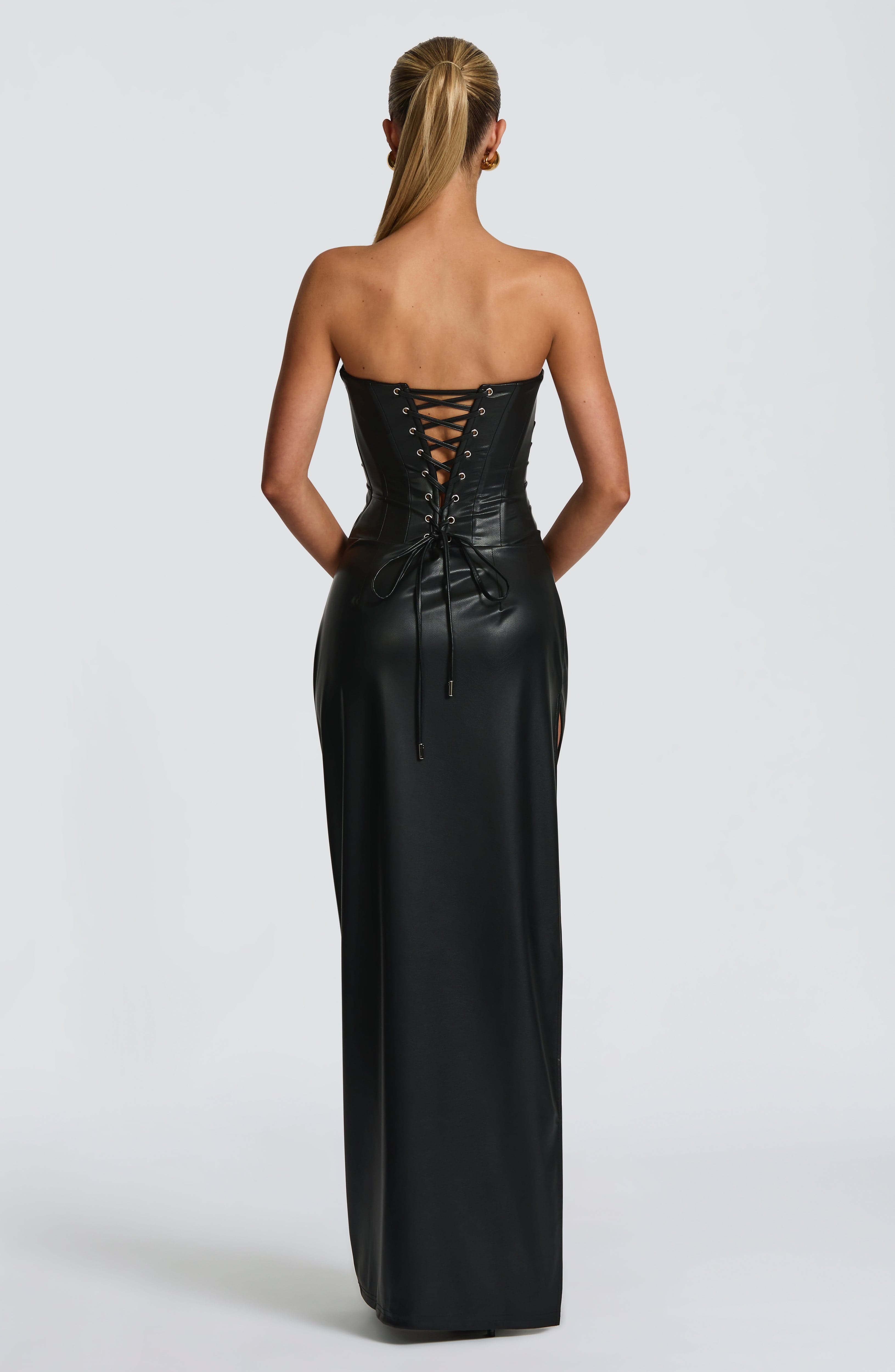 minilena Alba Maxi Dress Black