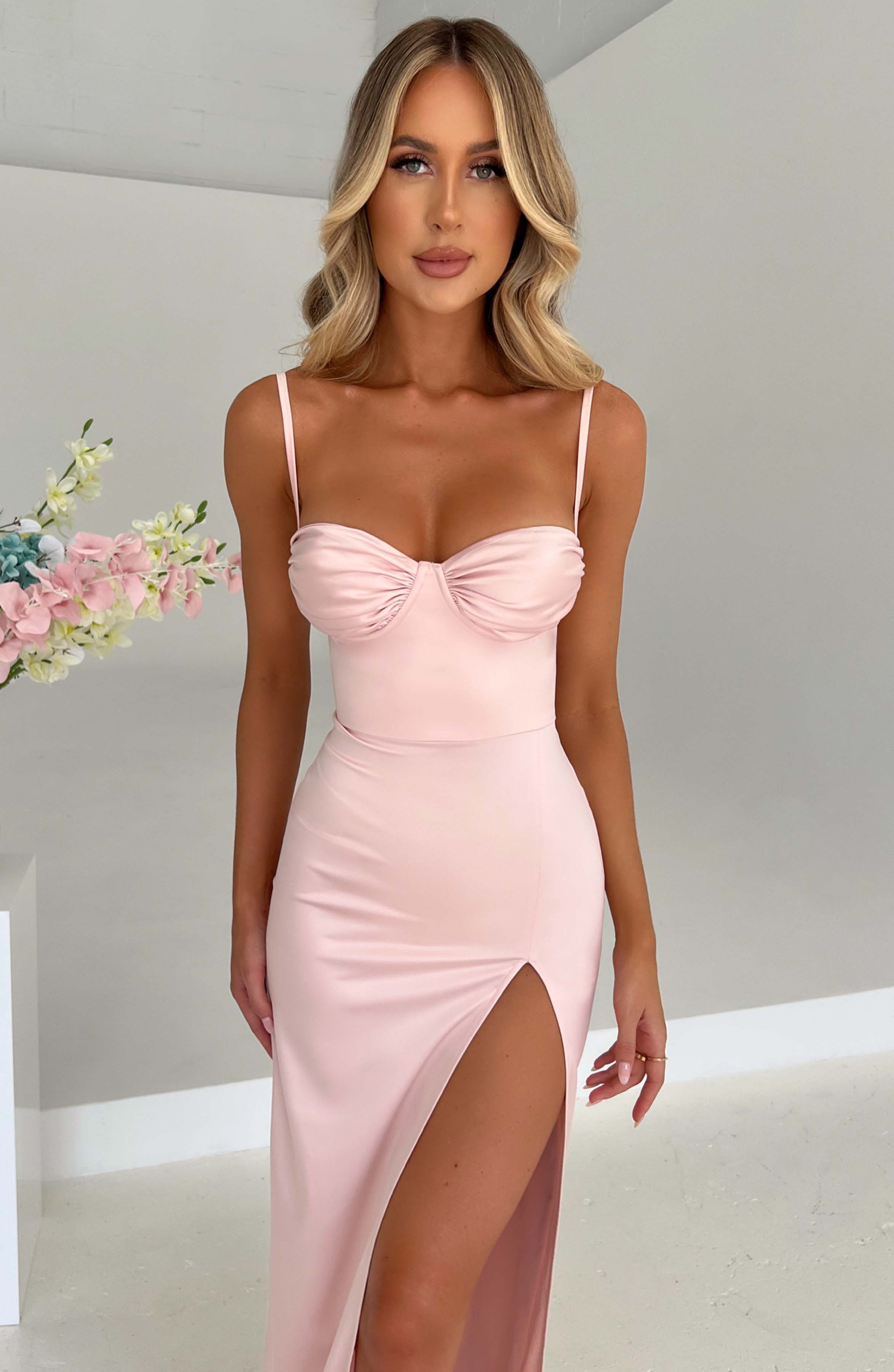minilena Alora Maxi Dress Blush