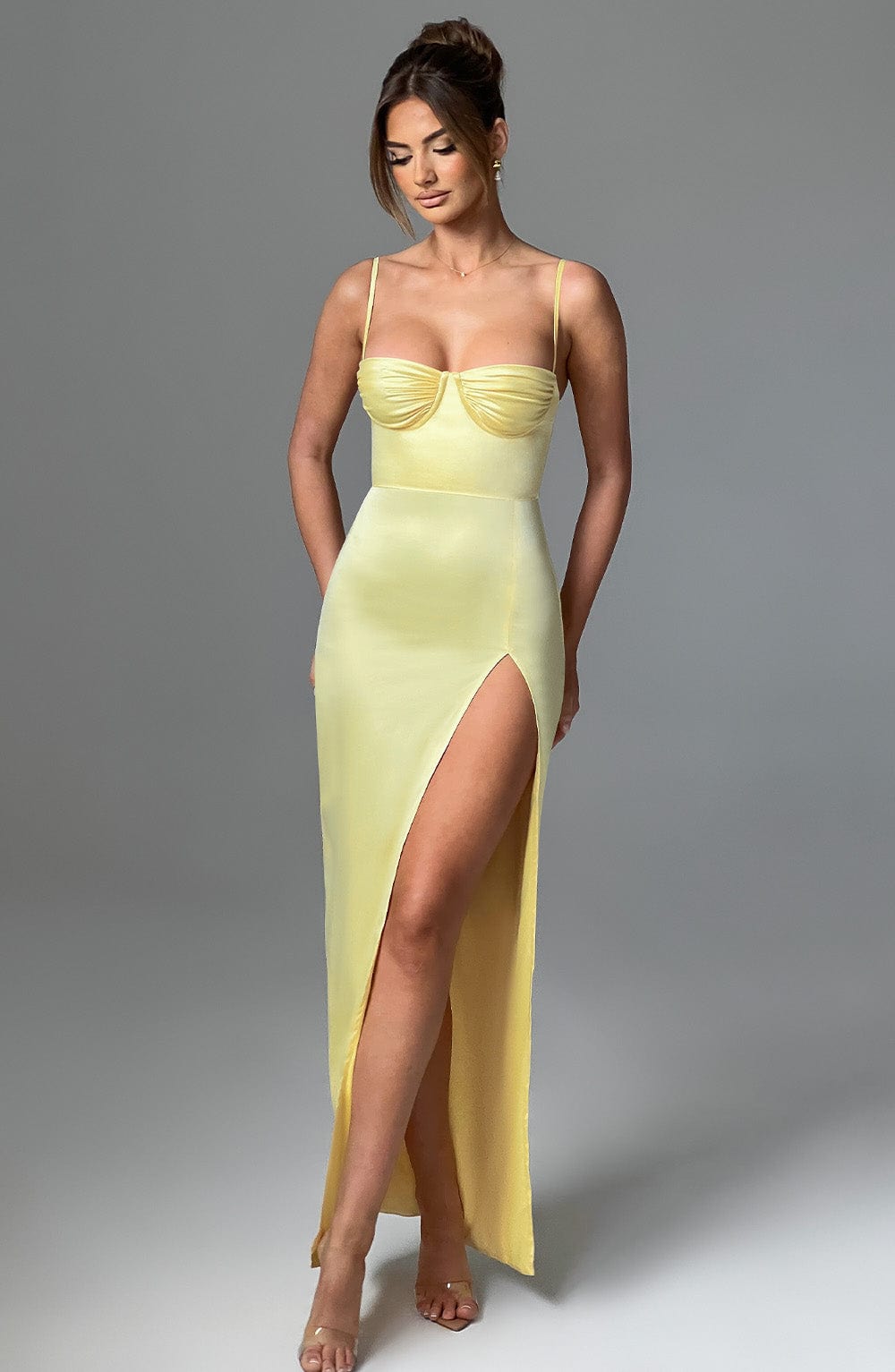 minilena Alora Maxi Dress Lemon