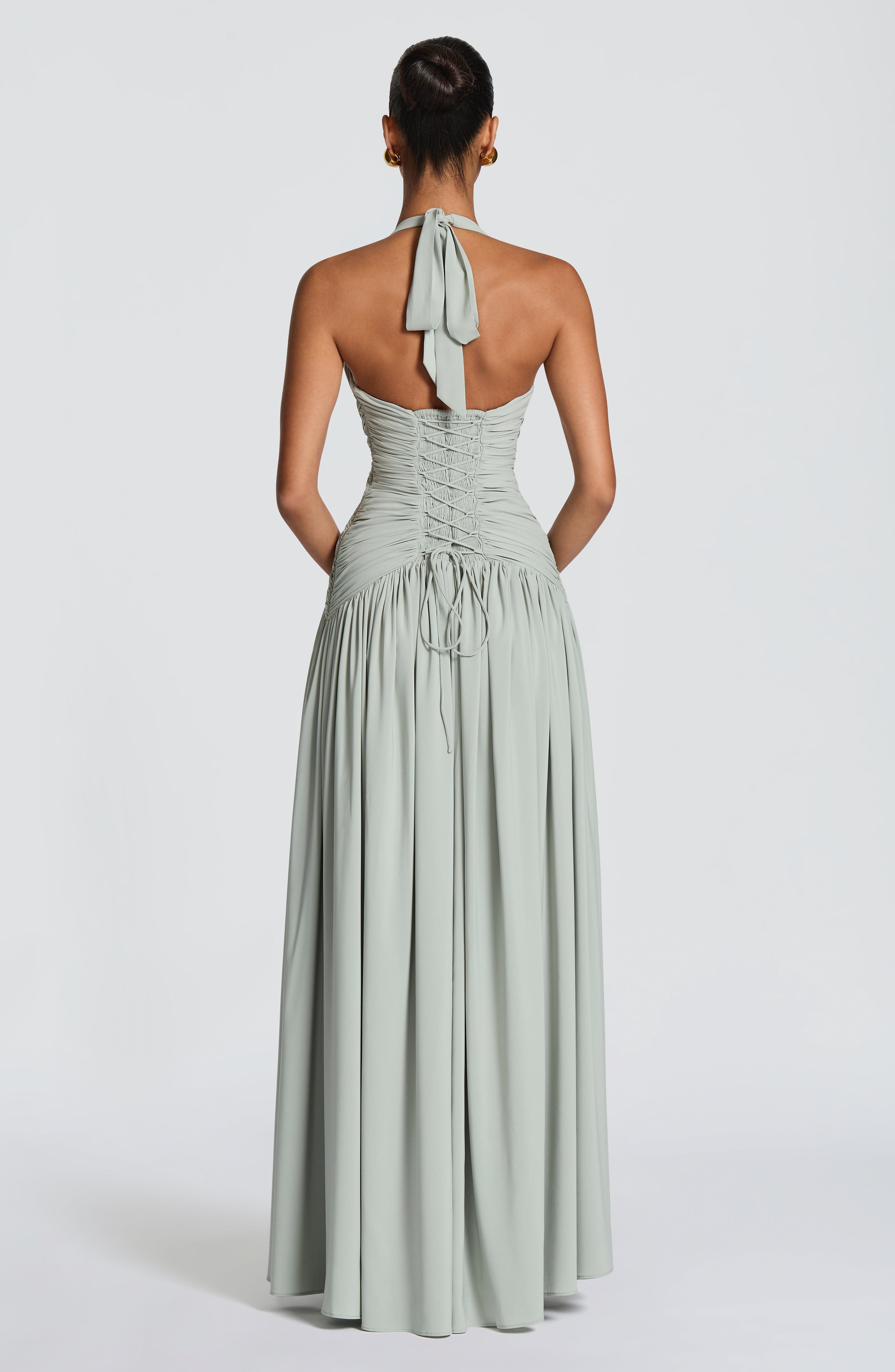 minilena Amaris Maxi Dress Sage